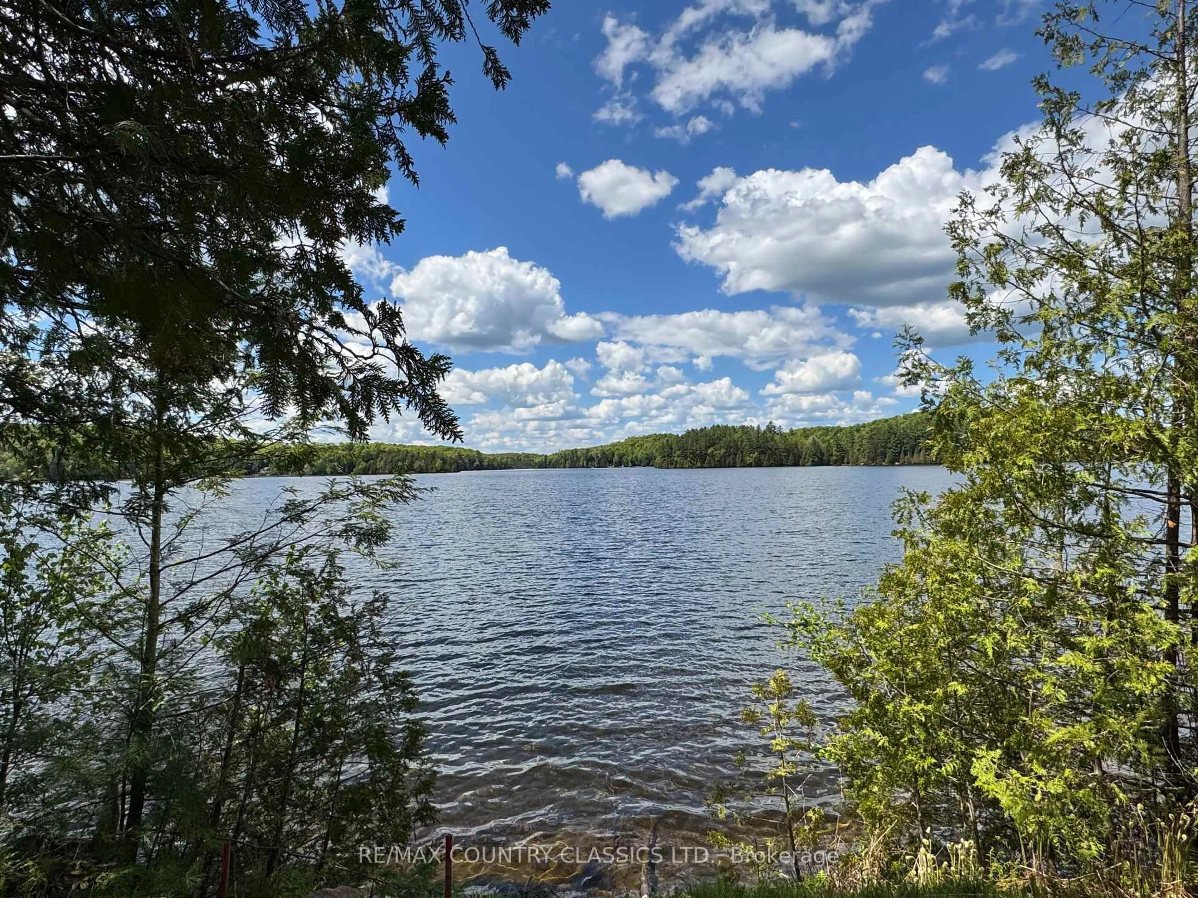 A pic from outside/outdoor area/front of a property/back of a property/a pic from drone, water/lake/river/ocean view for 27241 Highway 28 N/A, Highlands East Ontario K0L 1M0