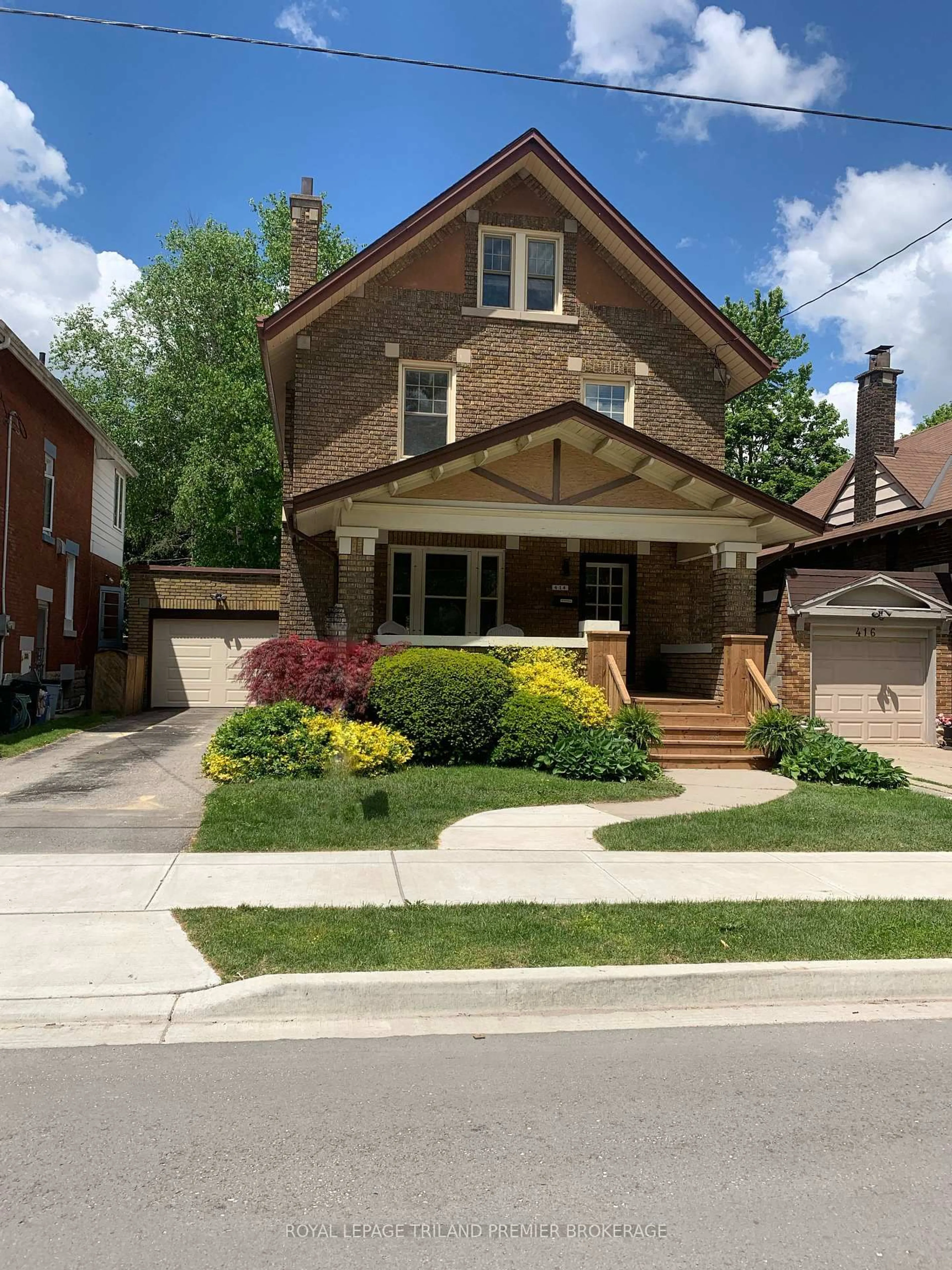 Home with brick exterior material, street for 414 Baker St, London South Ontario N6C 1X7