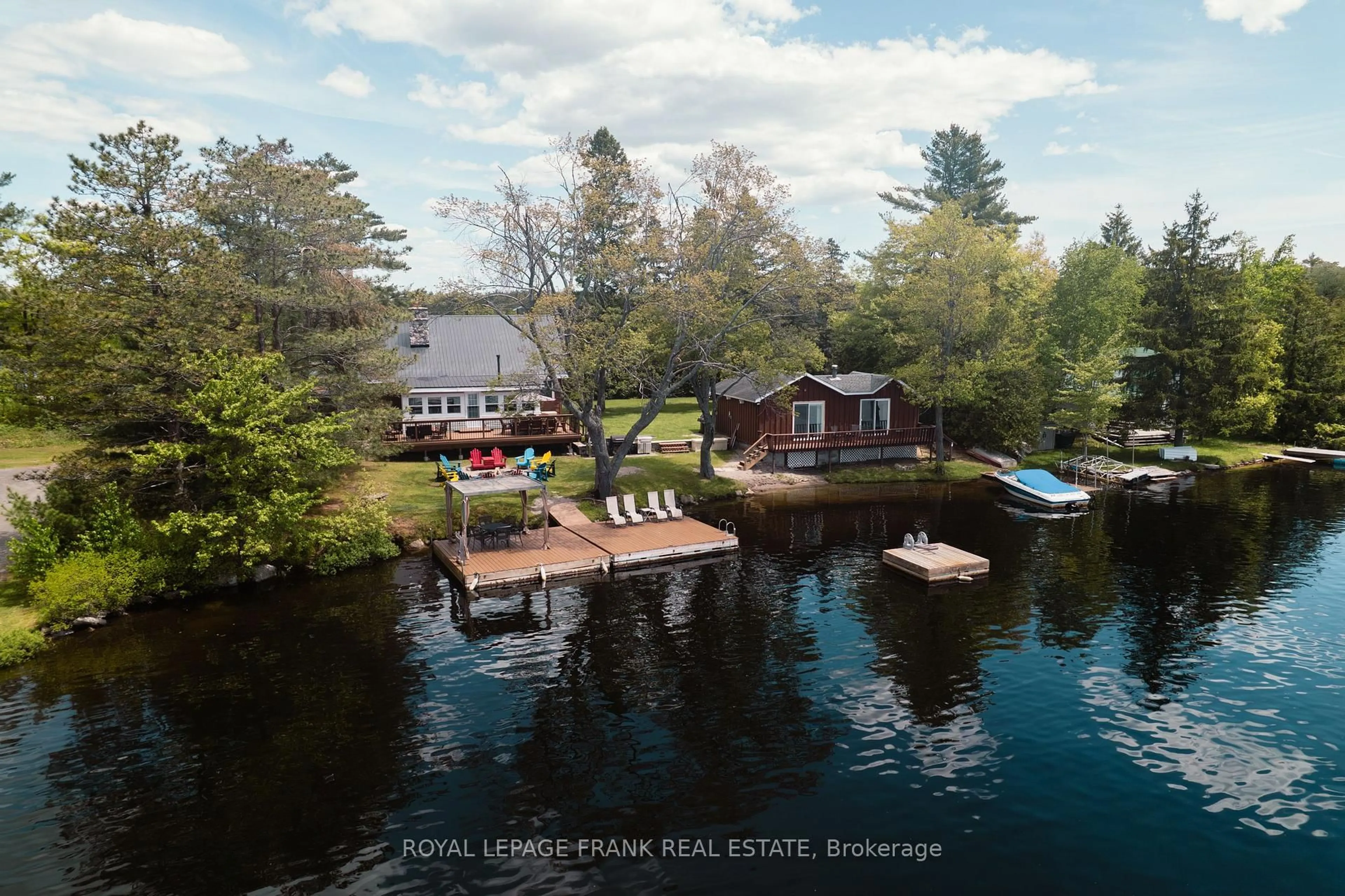A pic from outside/outdoor area/front of a property/back of a property/a pic from drone, water/lake/river/ocean view for 5620 County Rd 46 N/A, Havelock-Belmont-Methuen Ontario K0L 1Z0