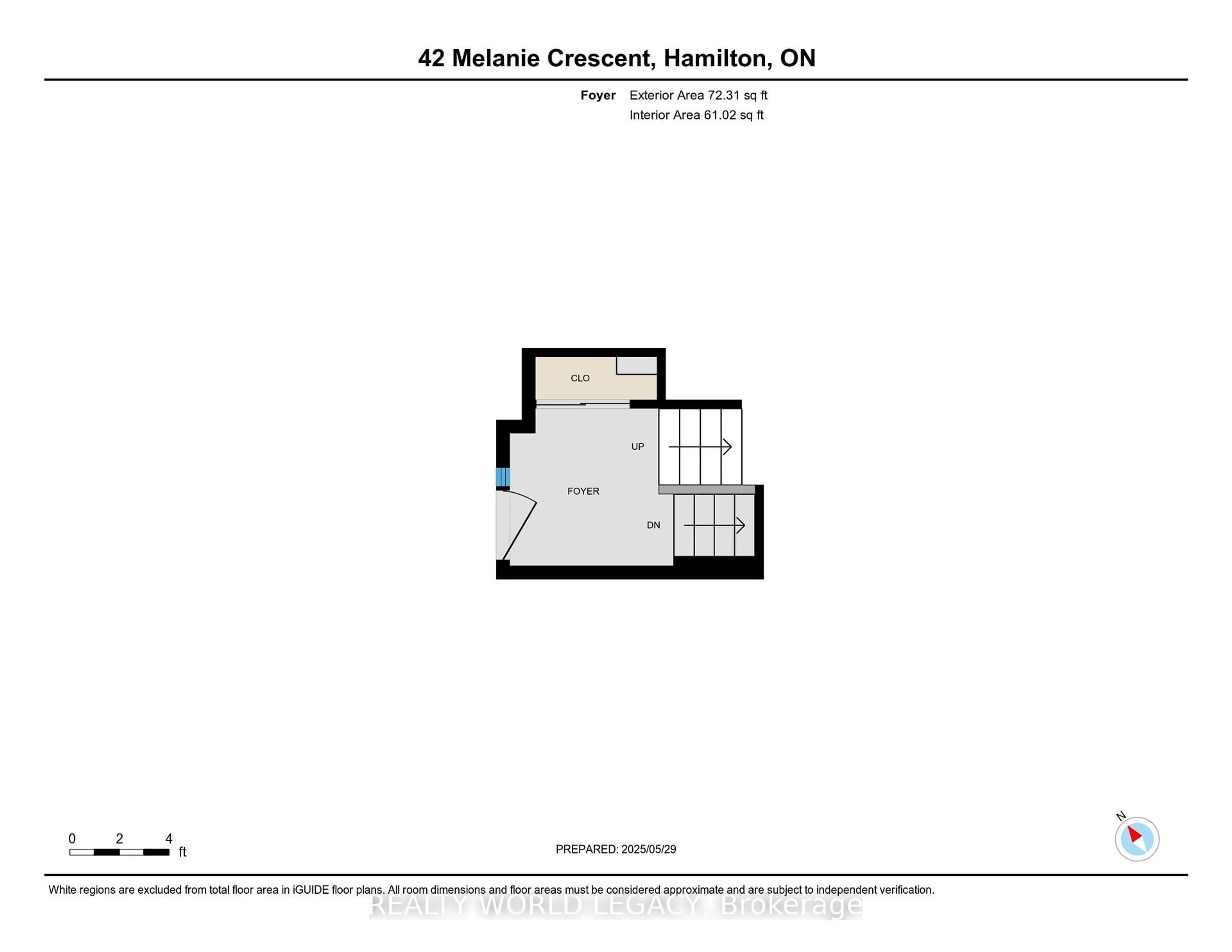 Floor plan for 42 Melanie Cres, Hamilton Ontario L0R 2H0