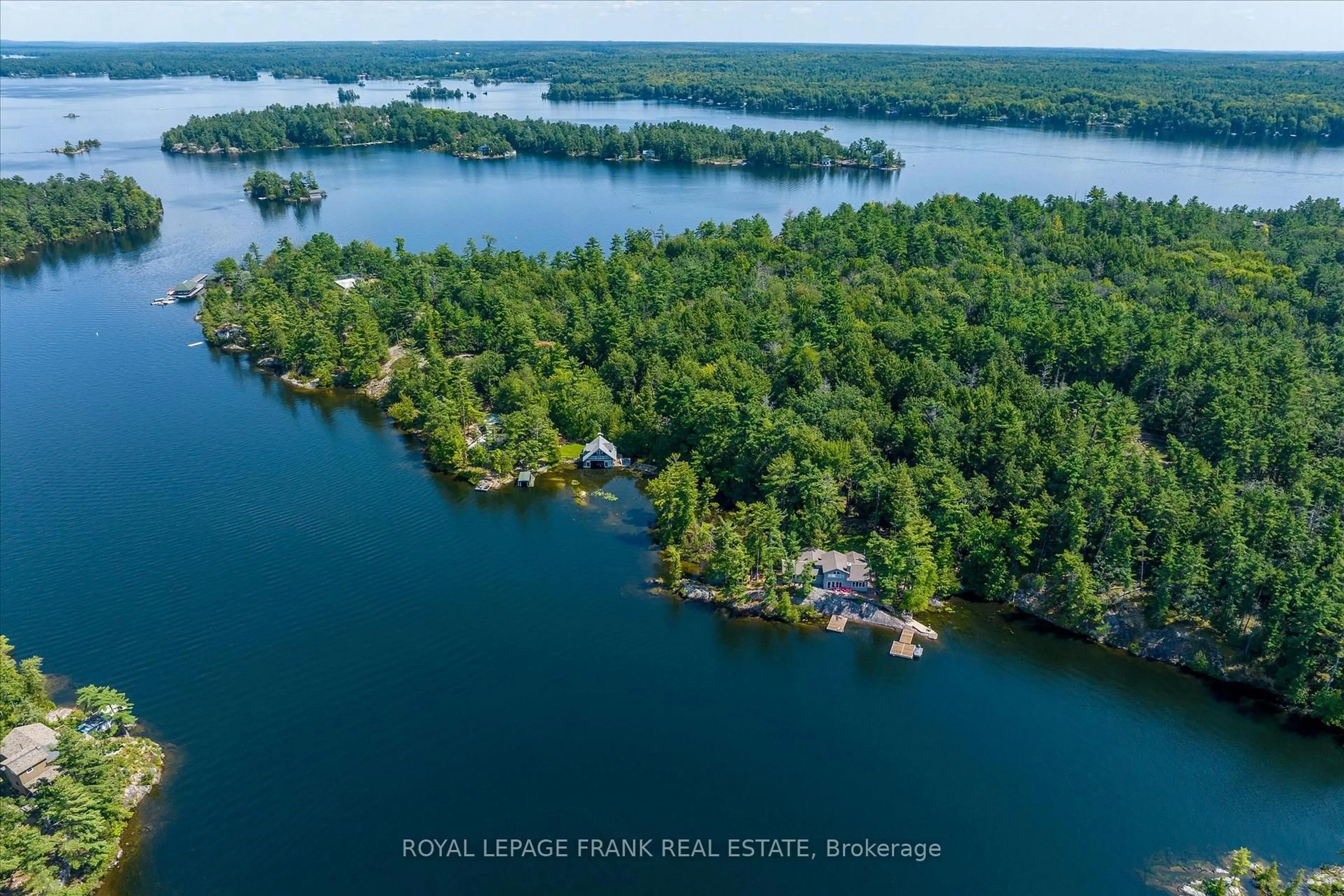 A pic from outside/outdoor area/front of a property/back of a property/a pic from drone, water/lake/river/ocean view for 484 Juniper Island N/A, Douro-Dummer Ontario K0L 2C0