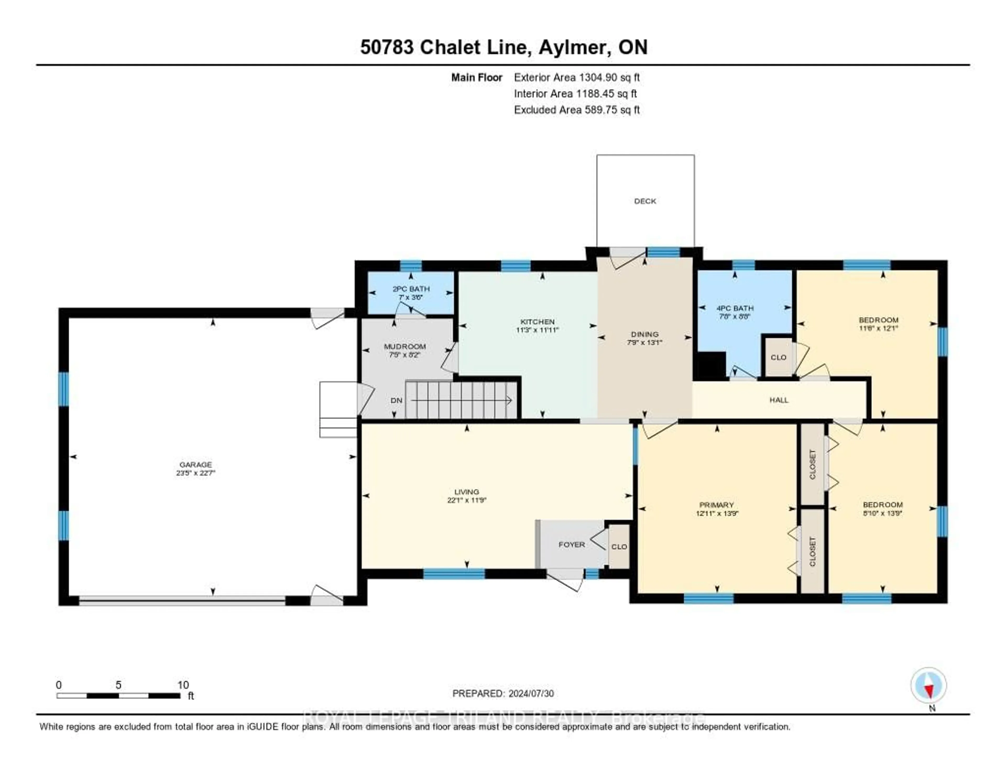 Floor plan for 50783 CHALET Line, Malahide Ontario N5H 2R1