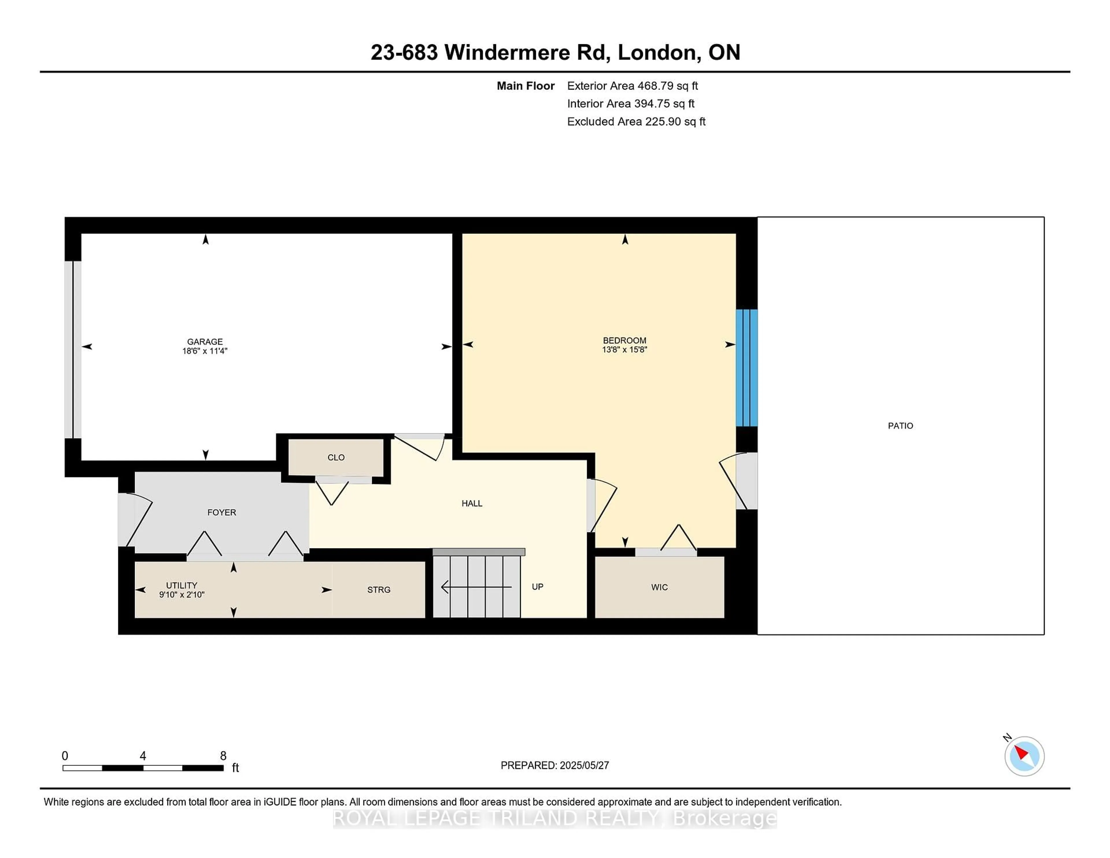 Floor plan for 683 Windermere Rd #23, London North Ontario N5X 3T9