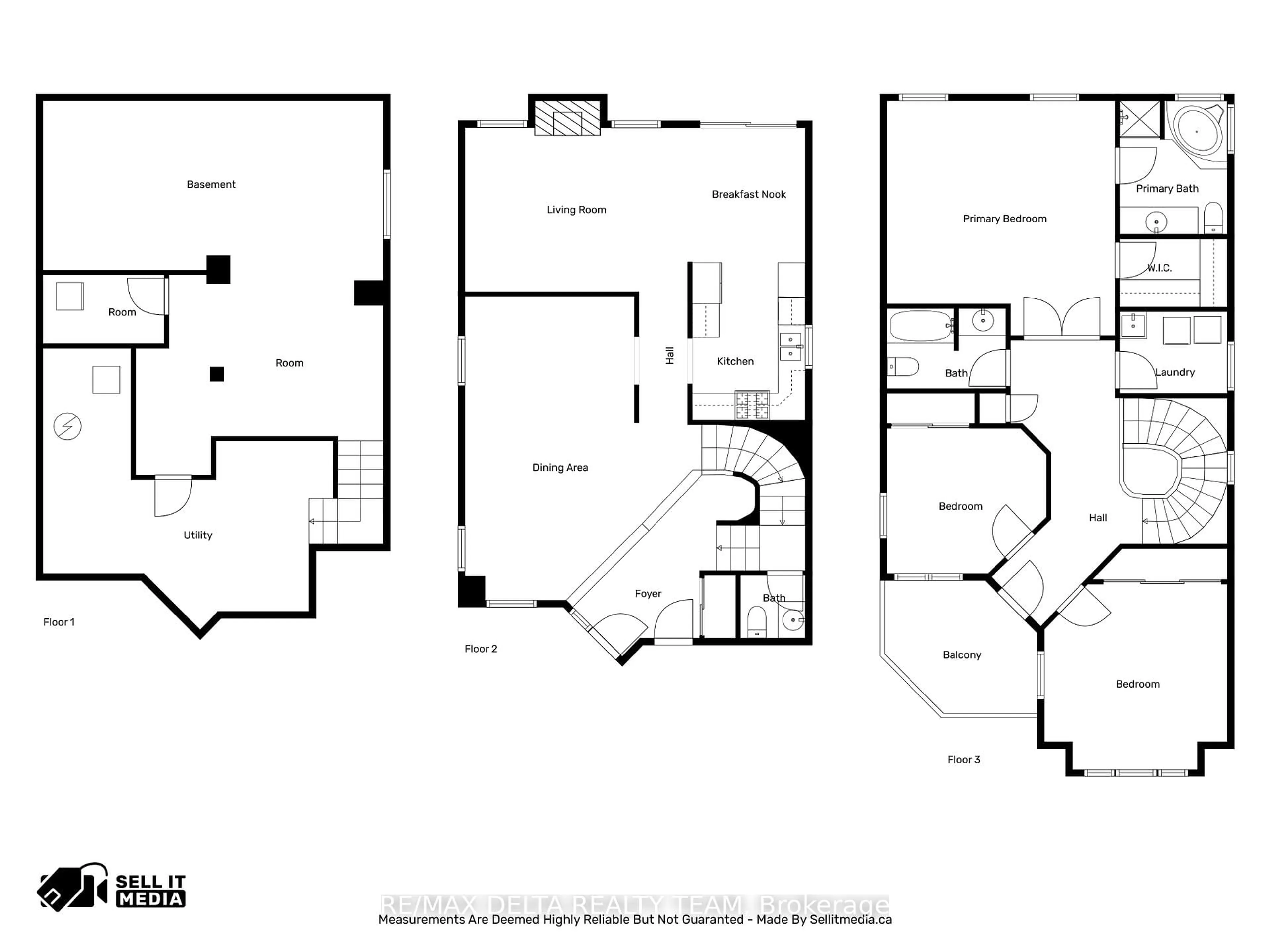 Floor plan for 227 Hillpark High St, Ottawa Ontario K1W 0B5