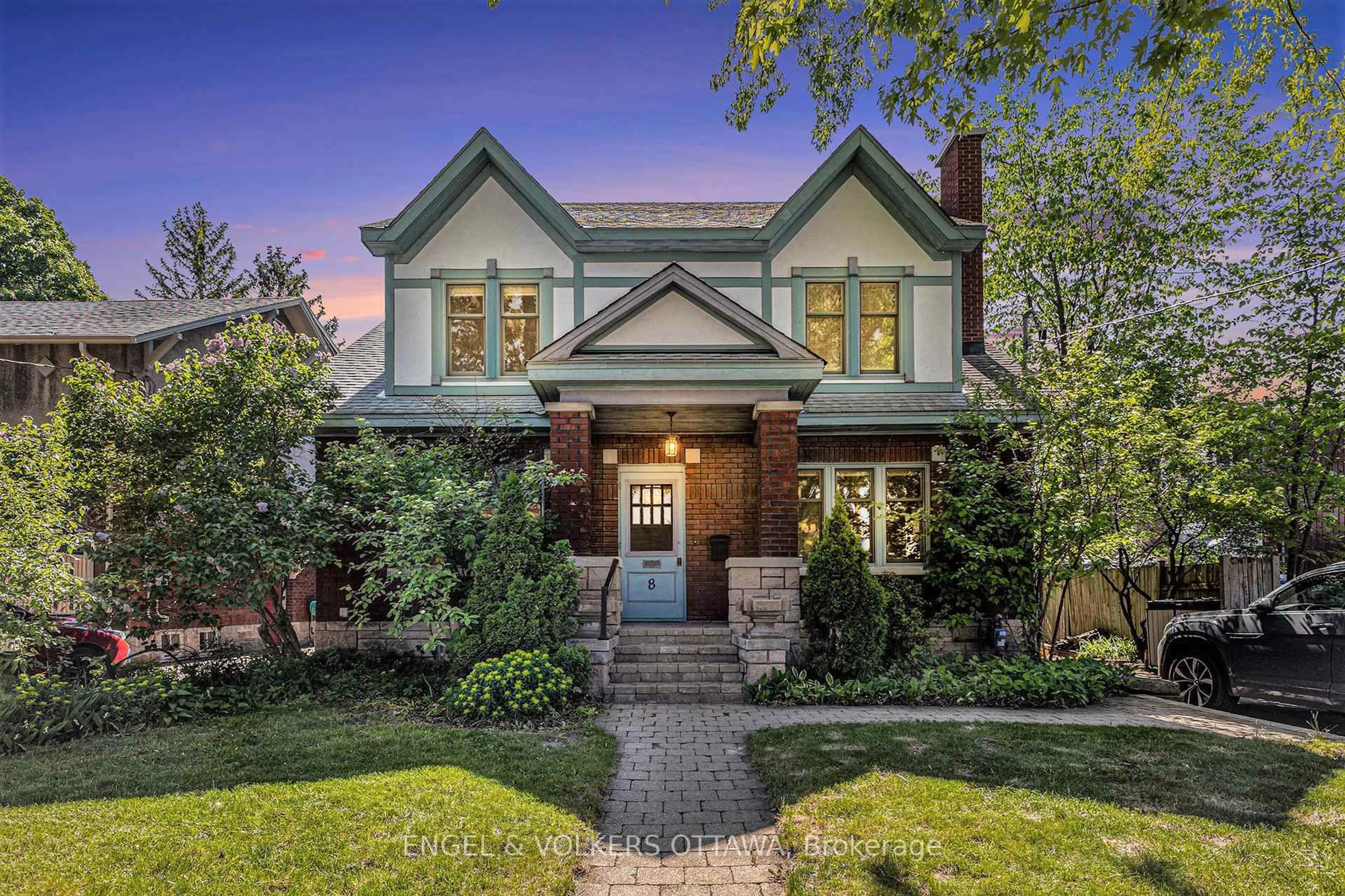 Home with brick exterior material, street for 8 Granville Ave, Ottawa Ontario K1Y 0M4