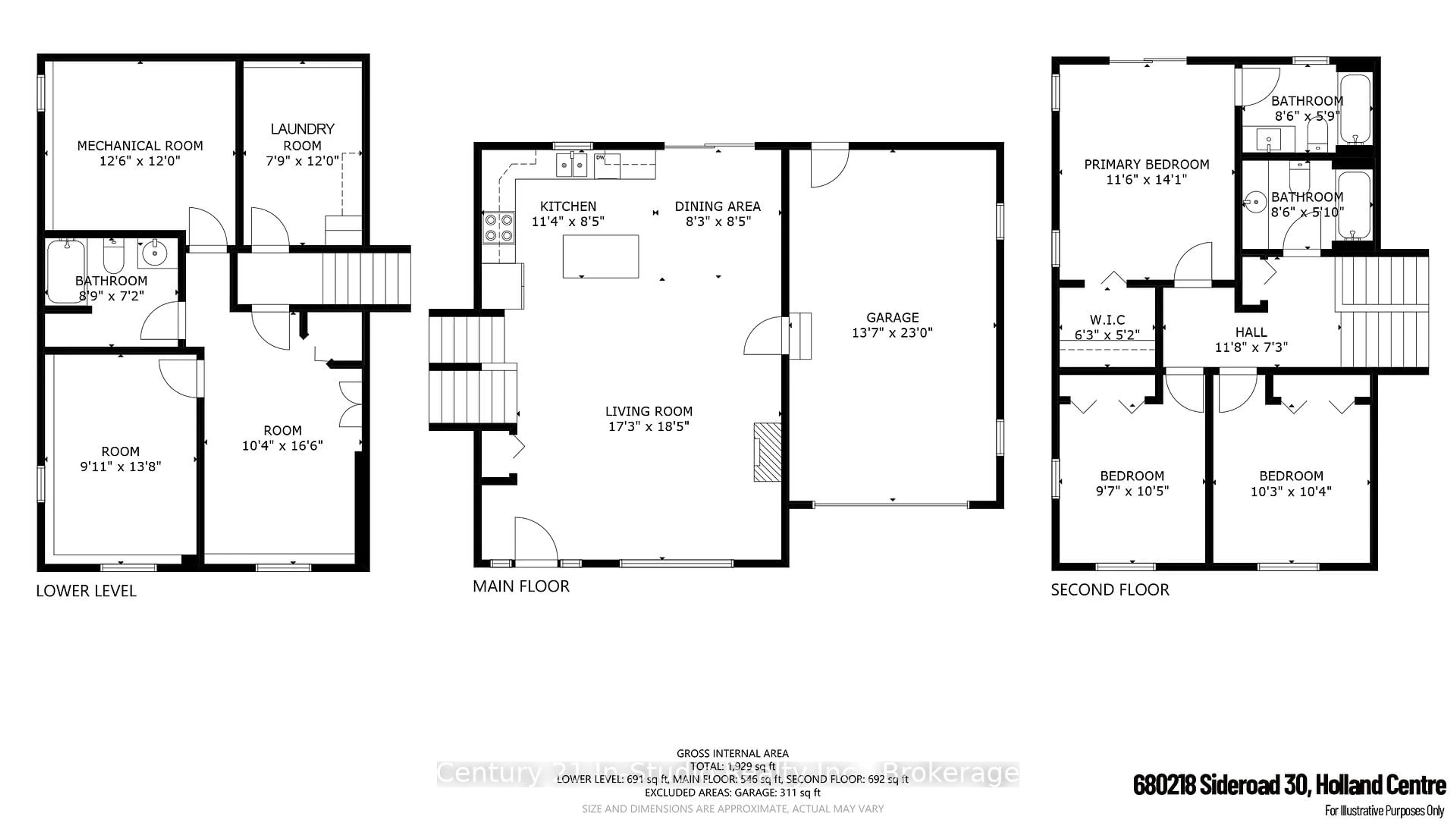 Floor plan for 680218 Sideroad 30 N/A, Chatsworth Ontario N0H 1R0