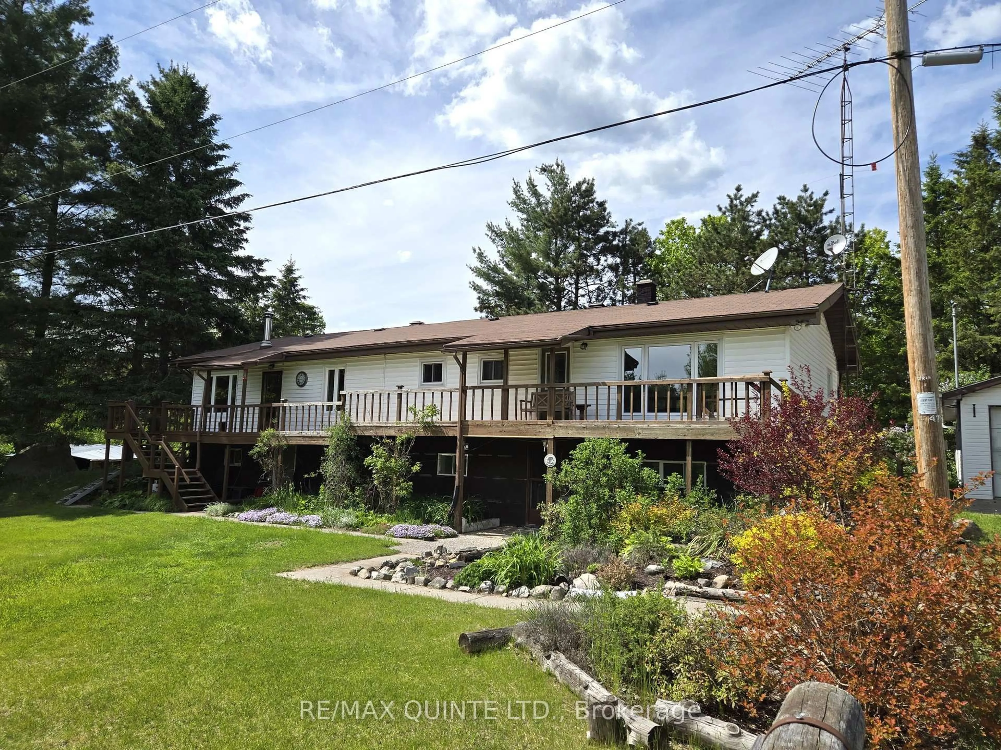 A pic from outside/outdoor area/front of a property/back of a property/a pic from drone, unknown for 690 Potter Settlement Rd, Tweed Ontario K0K 3J0