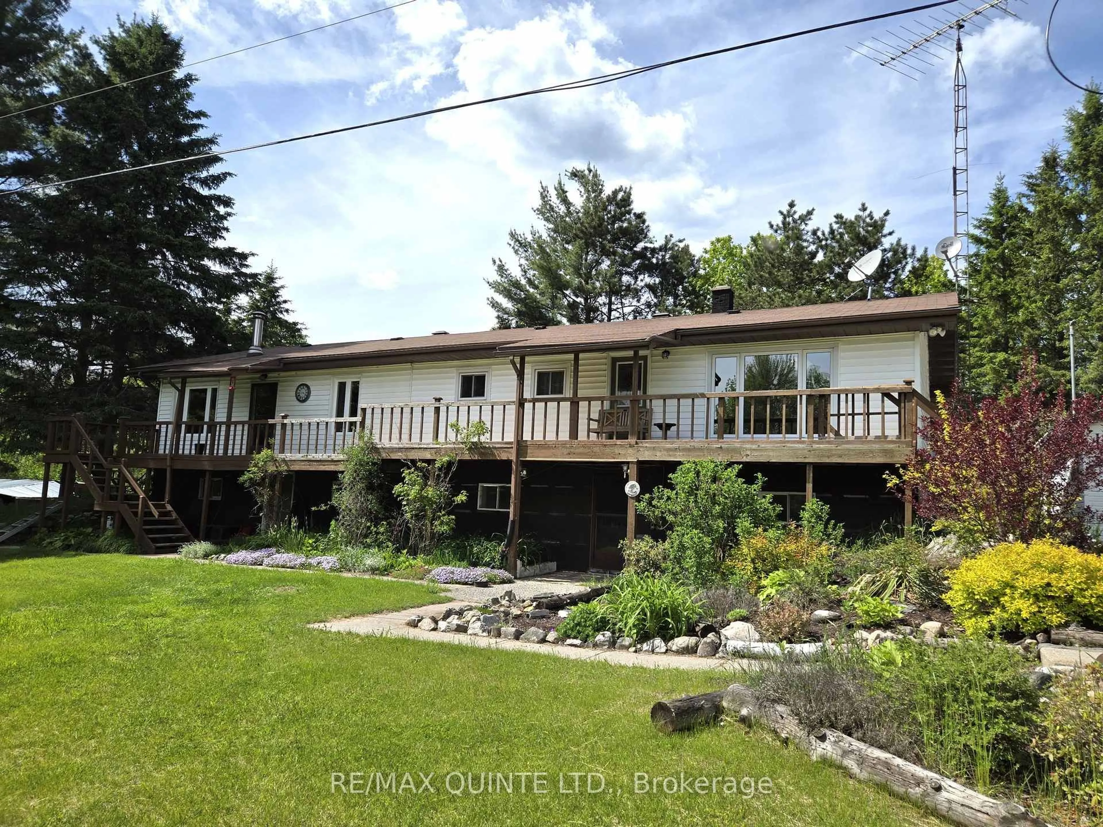 A pic from outside/outdoor area/front of a property/back of a property/a pic from drone, unknown for 690 Potter Settlement Rd, Tweed Ontario K0K 3J0