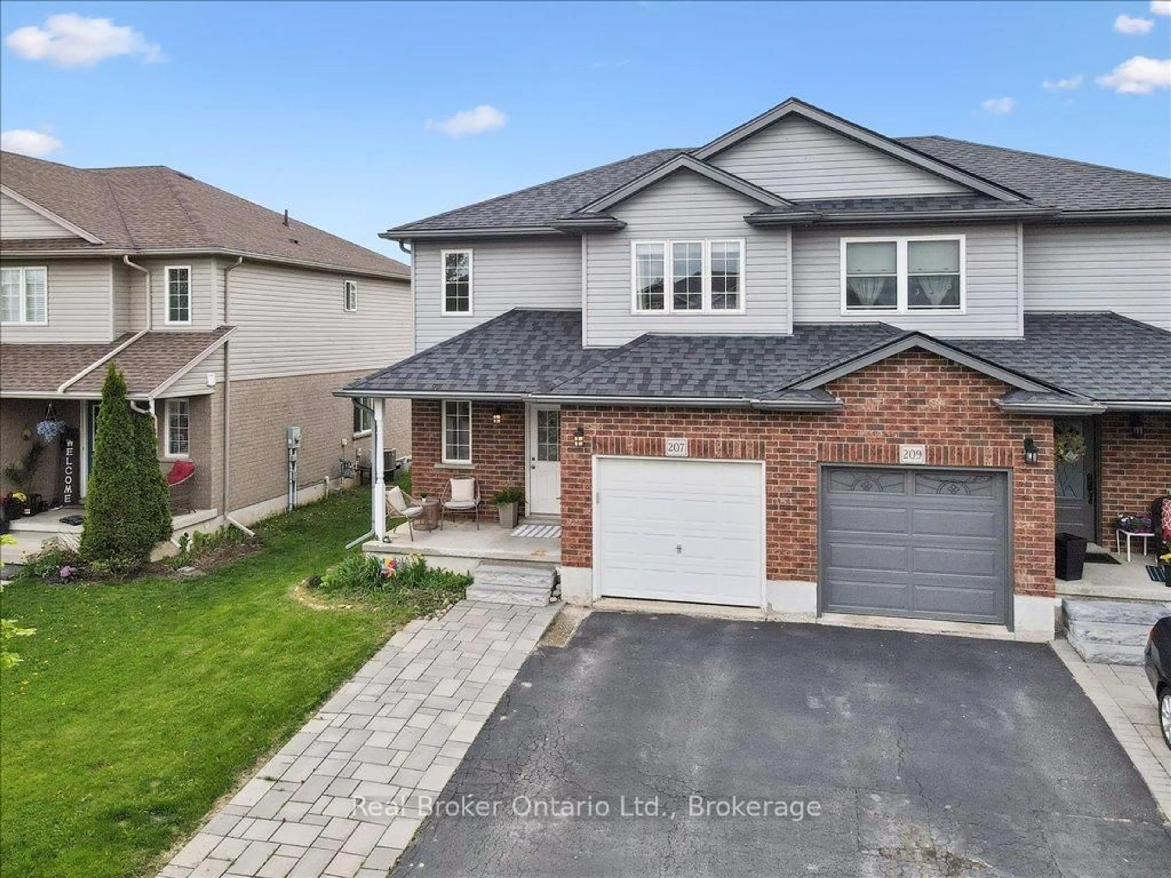 Home with brick exterior material, street for 207 Brenneman Dr, Wilmot Ontario N3A 4N2