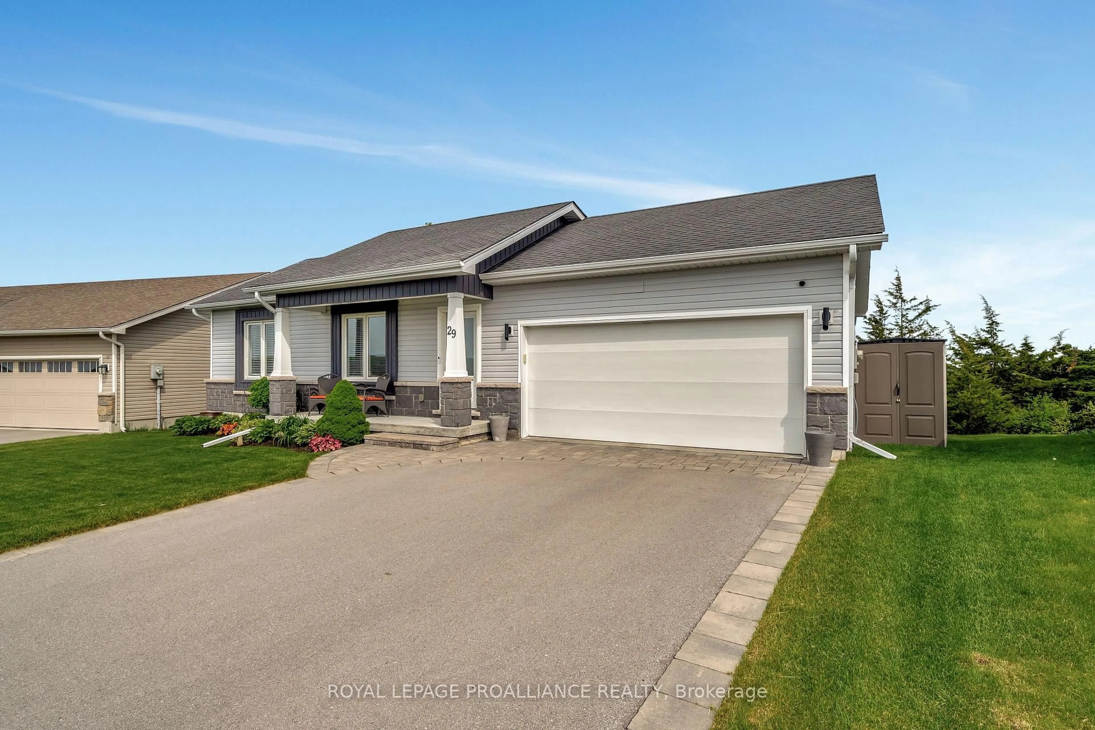 Home with vinyl exterior material, street for 29 Meagan Lane, Hastings Ontario K0K 2C0