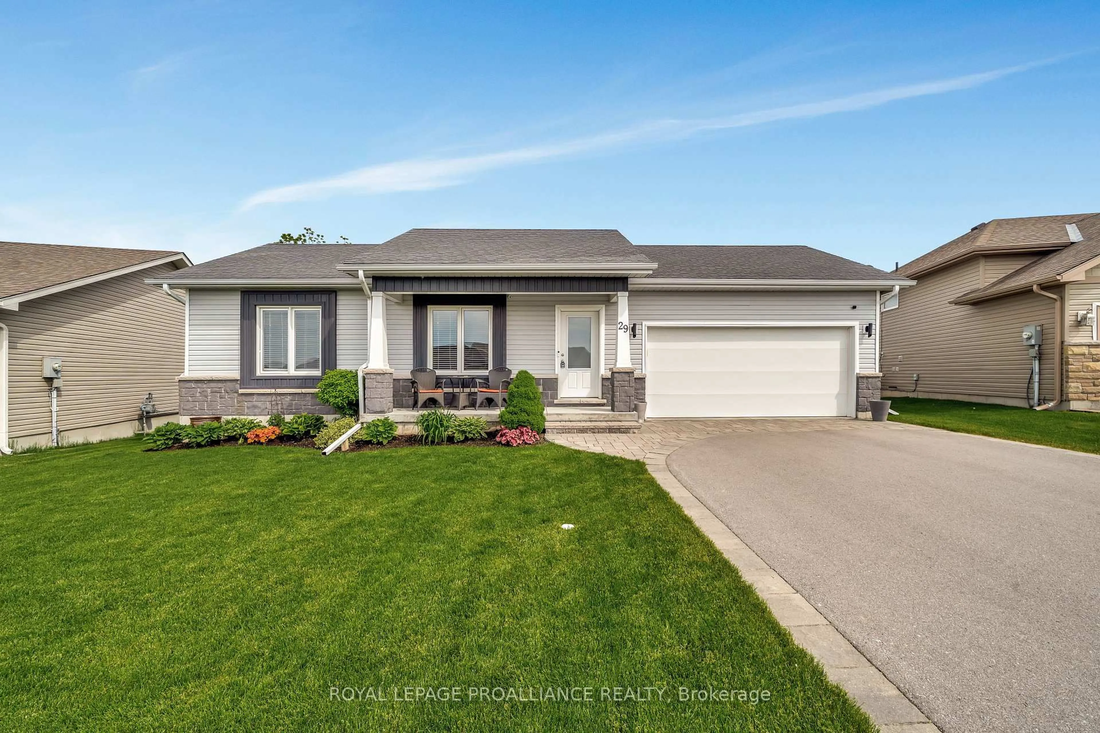 Home with vinyl exterior material, street for 29 Meagan Lane, Hastings Ontario K0K 2C0
