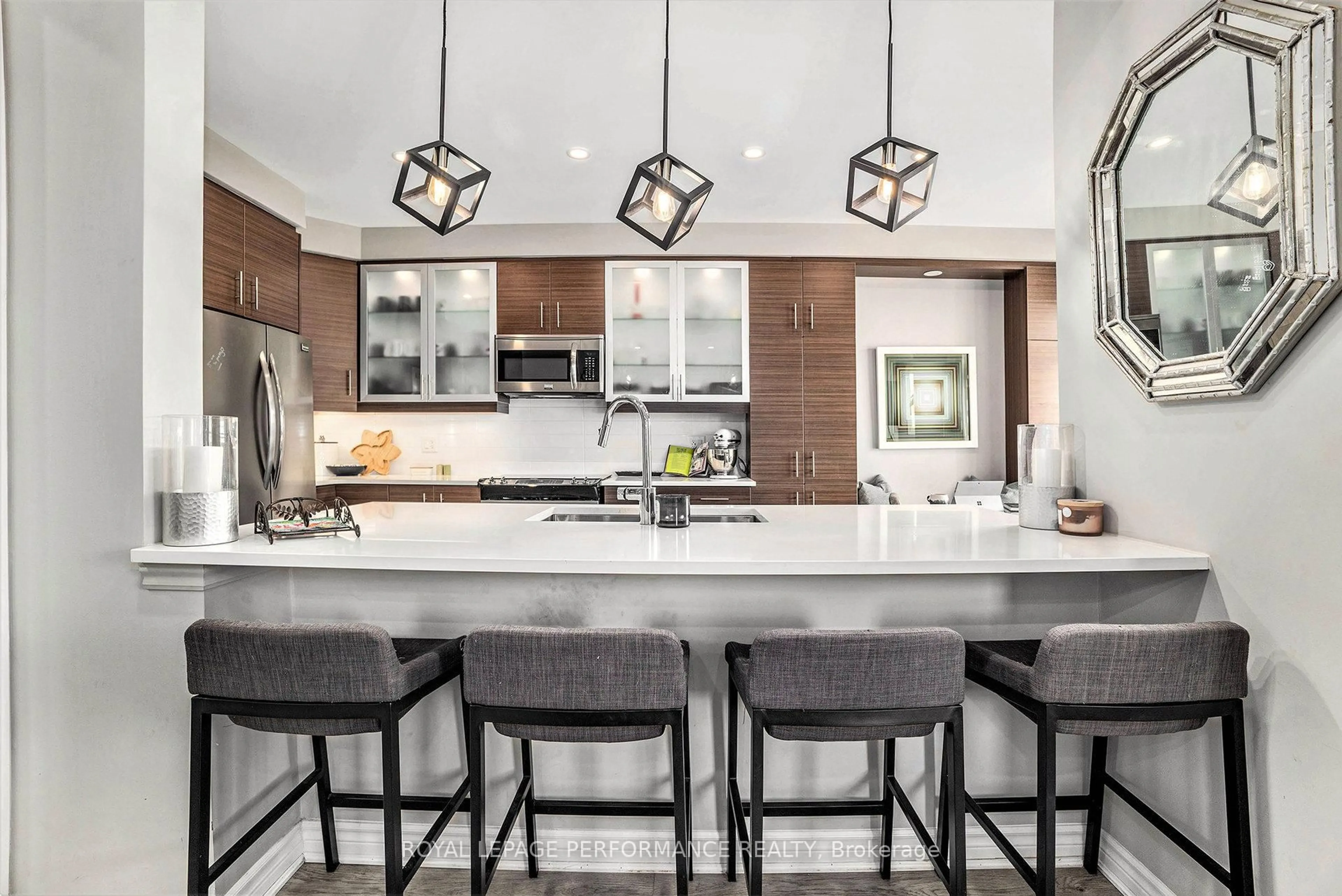 Contemporary kitchen, ceramic/tile floor for 106 Sweetvalley Dr, Ottawa Ontario K4A 1A4