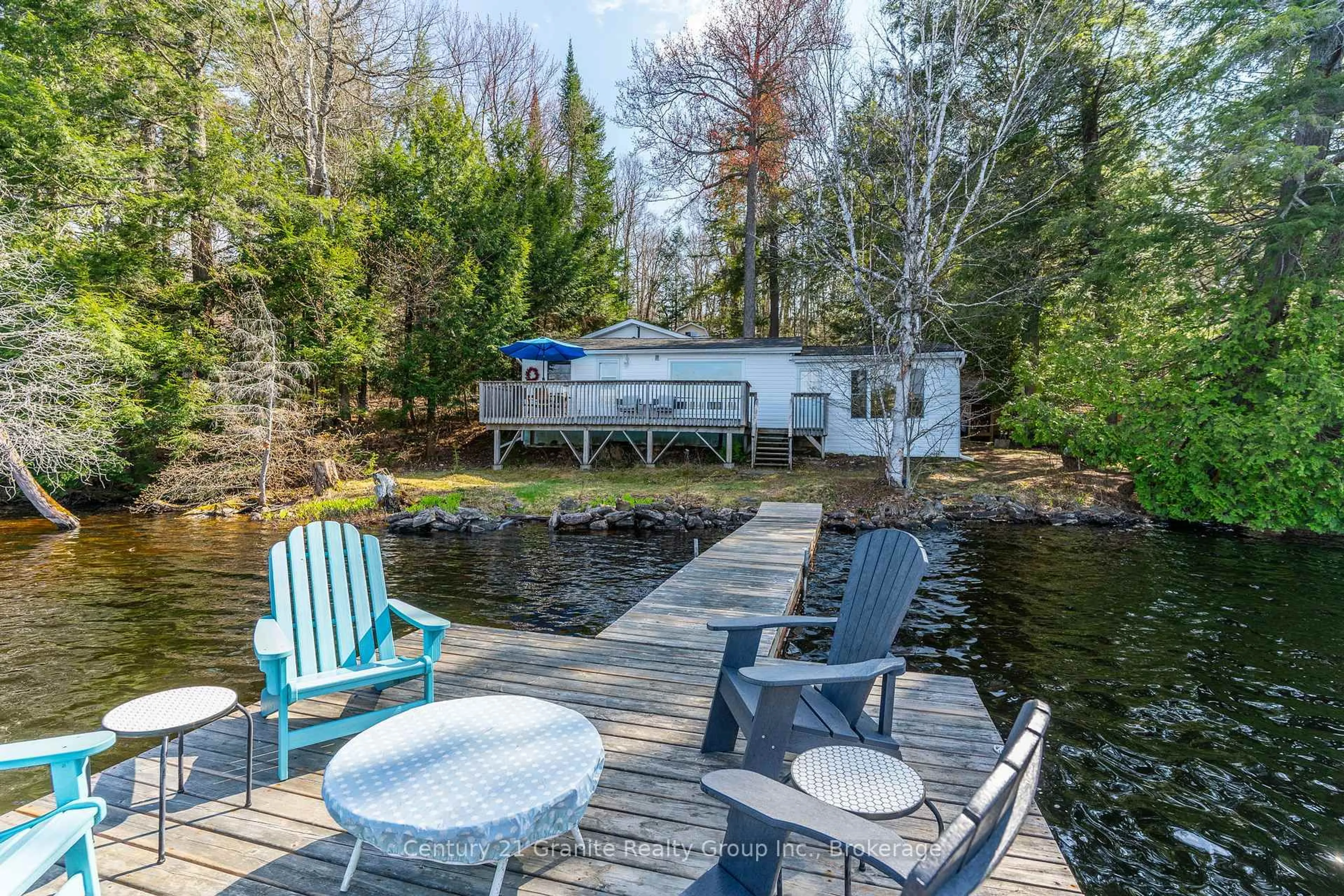 Patio, water/lake/river/ocean view for 1027 Heney Tr, Algonquin Highlands Ontario K0M 1S0