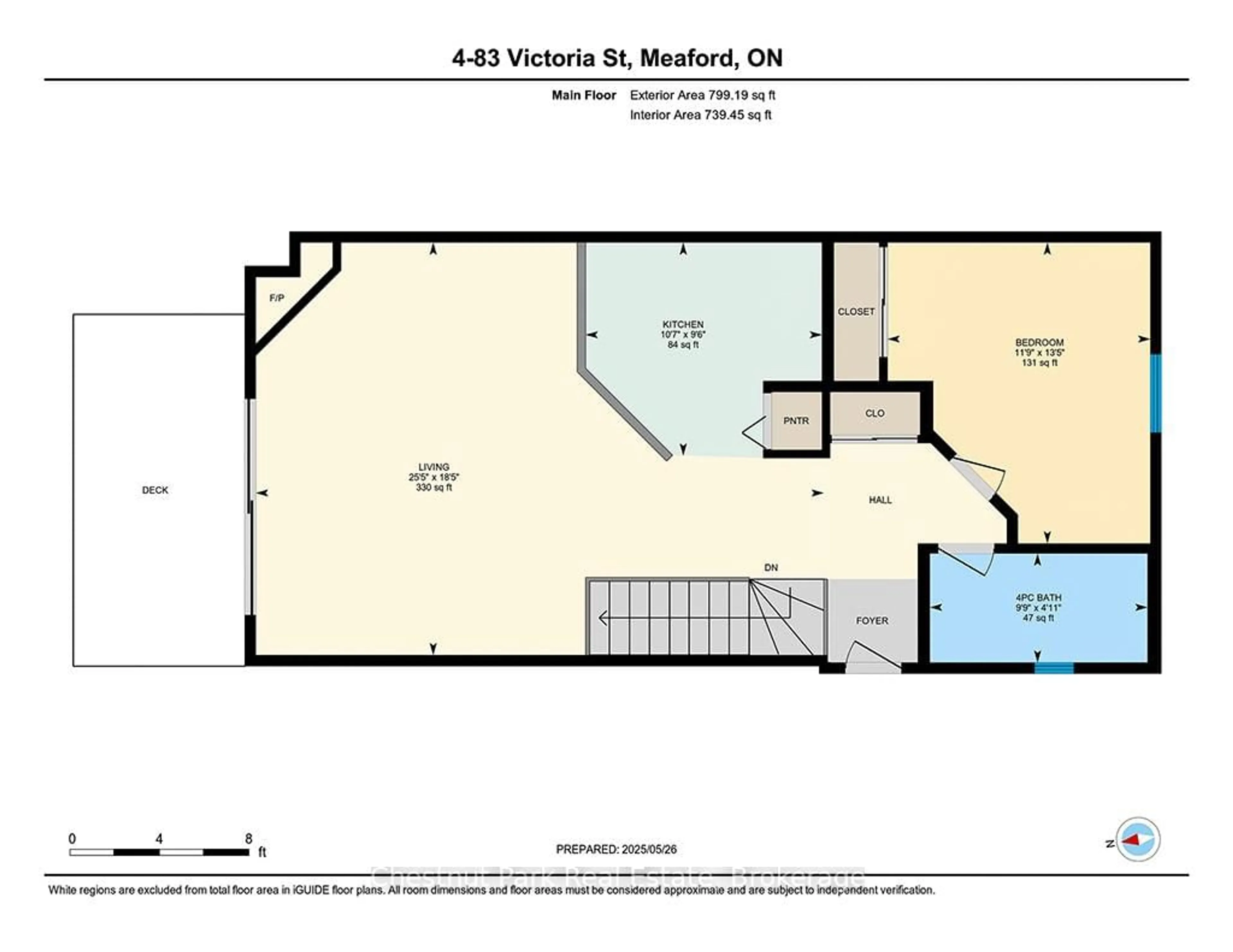 Floor plan for 83 Victoria St #4, Meaford Ontario N4L 1R4