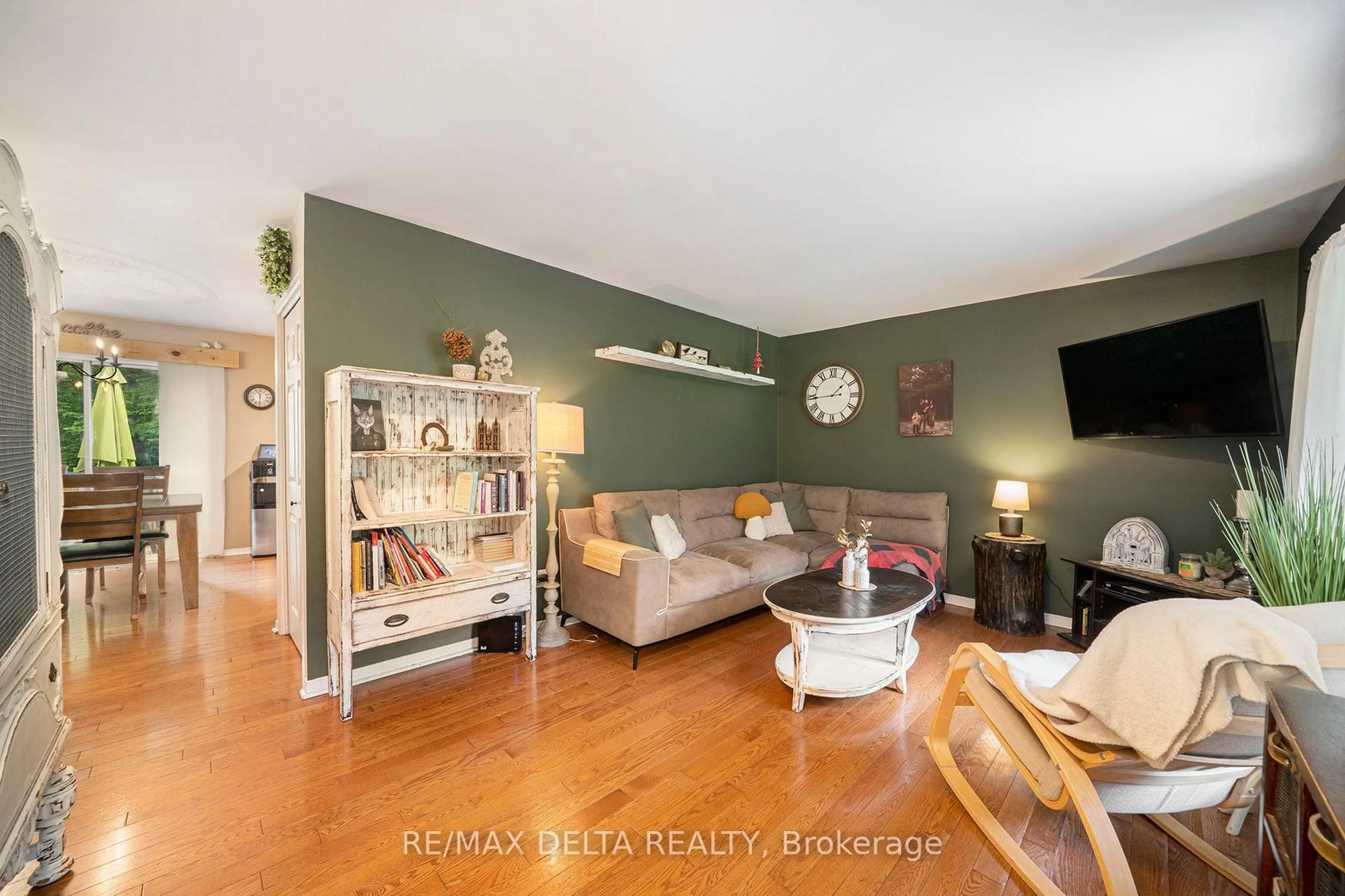 Living room with furniture, wood/laminate floor for 176 Con 5 Plantagenet Rd, Alfred and Plantagenet Ontario K0B 1L0