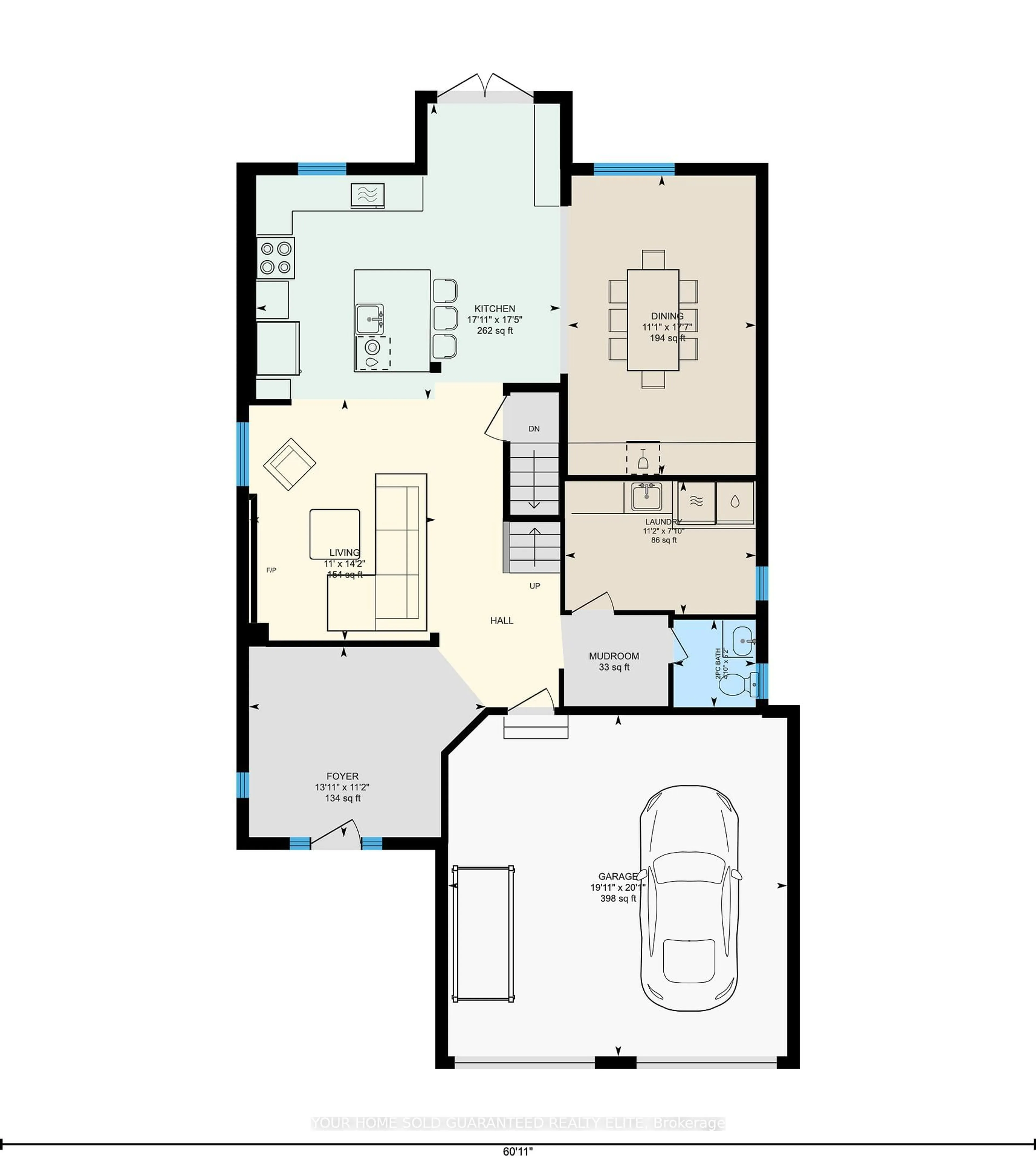 Floor plan for 36 Elgin St, Grimsby Ontario L3M 1C6