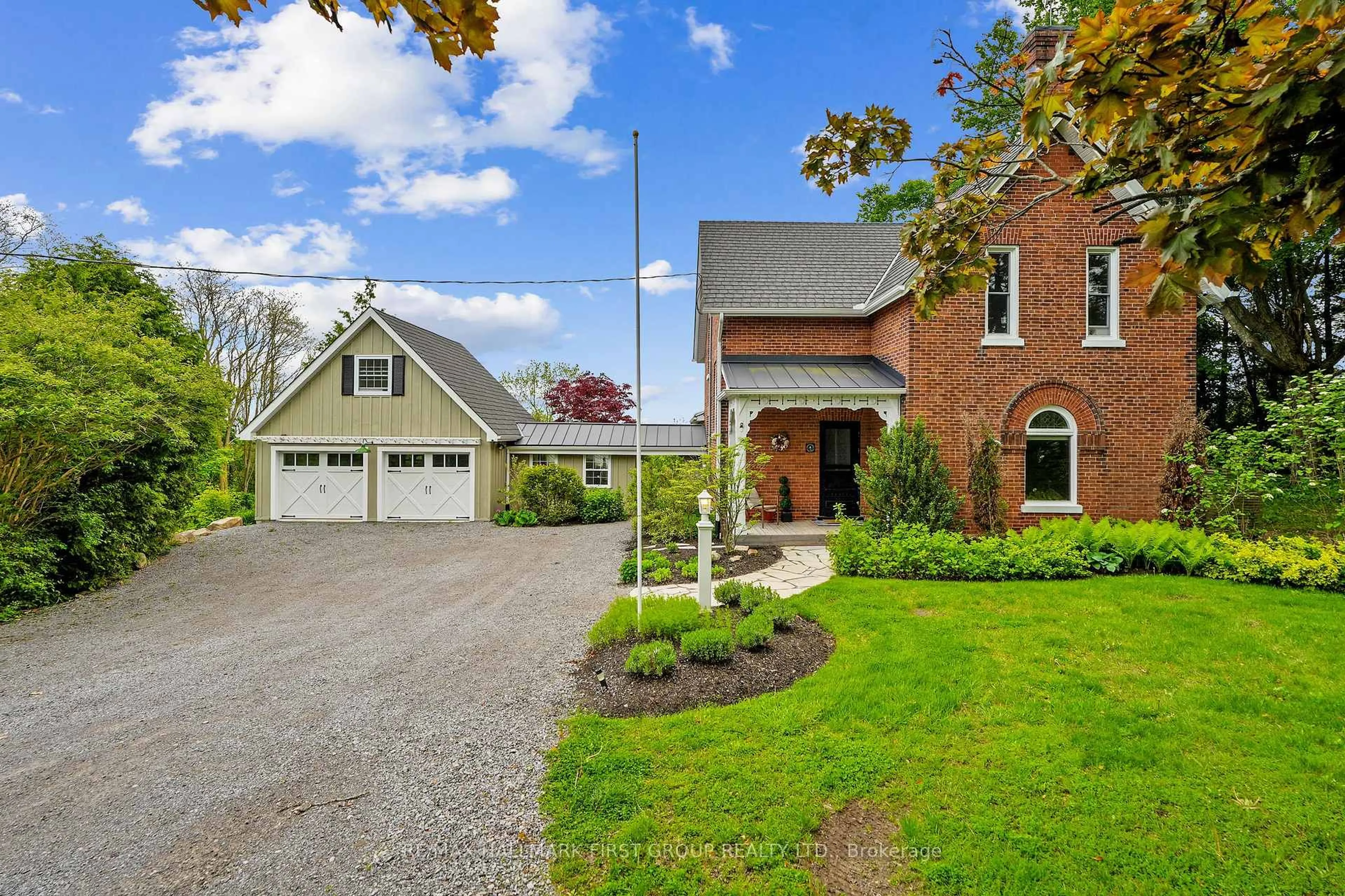 Home with brick exterior material, street for 7823 Bickle Hill Rd, Cobourg Ontario K9A 4J7