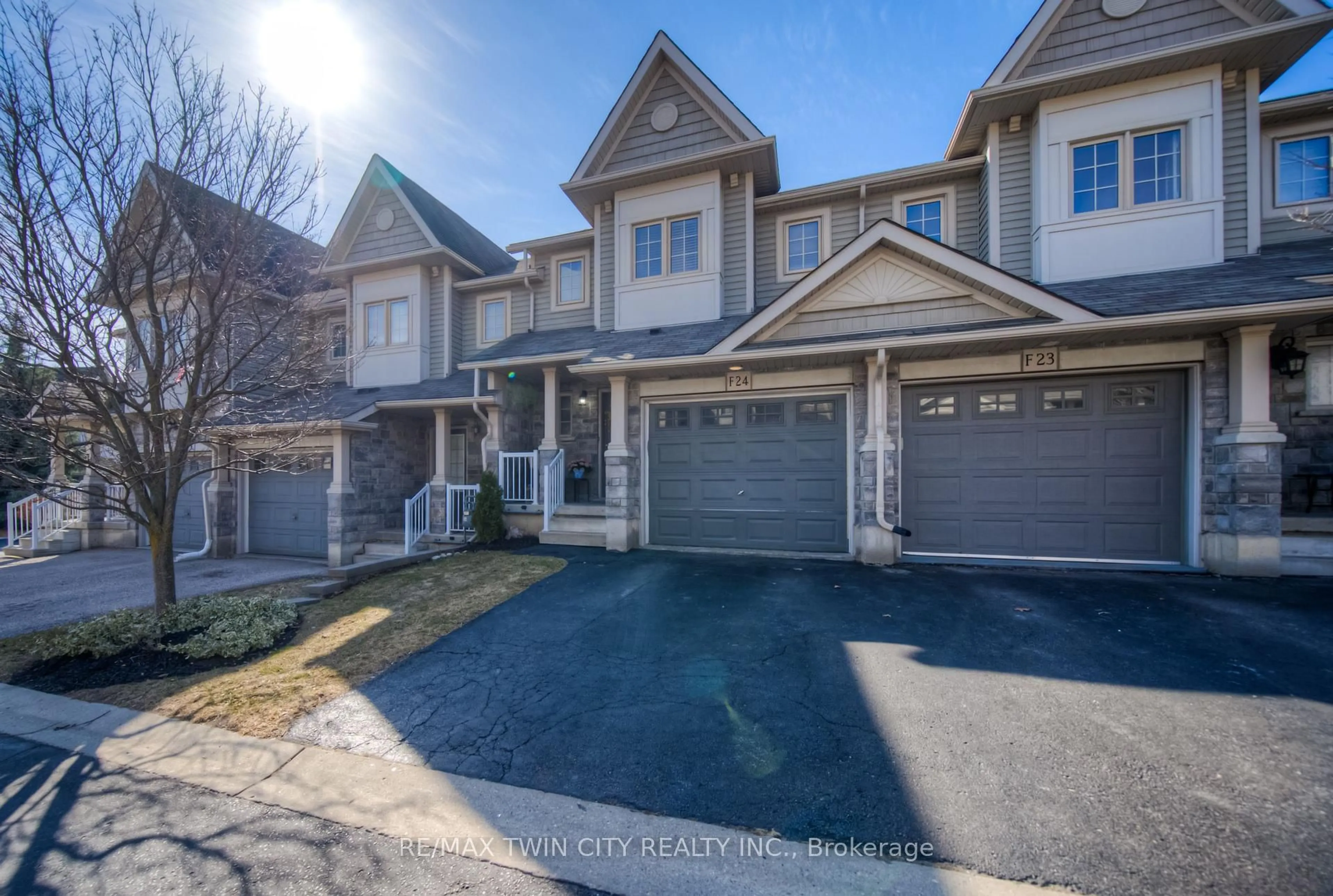 A pic from outside/outdoor area/front of a property/back of a property/a pic from drone, street for 7 Upper Mercer St #F24, Kitchener Ontario N2A 0B7