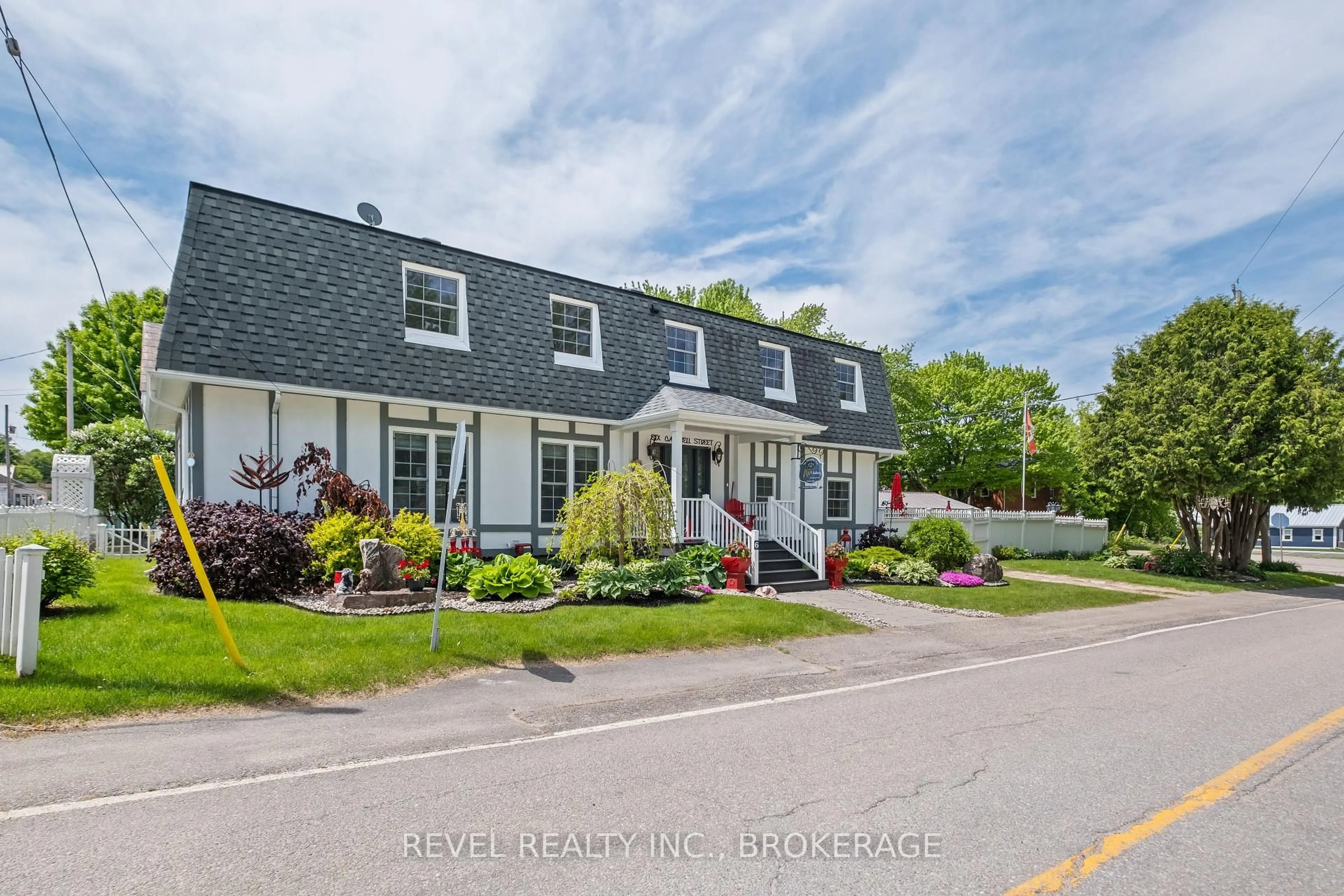 A pic from outside/outdoor area/front of a property/back of a property/a pic from drone, street for 6 Campbell St, Rideau Lakes Ontario K0G 1V0