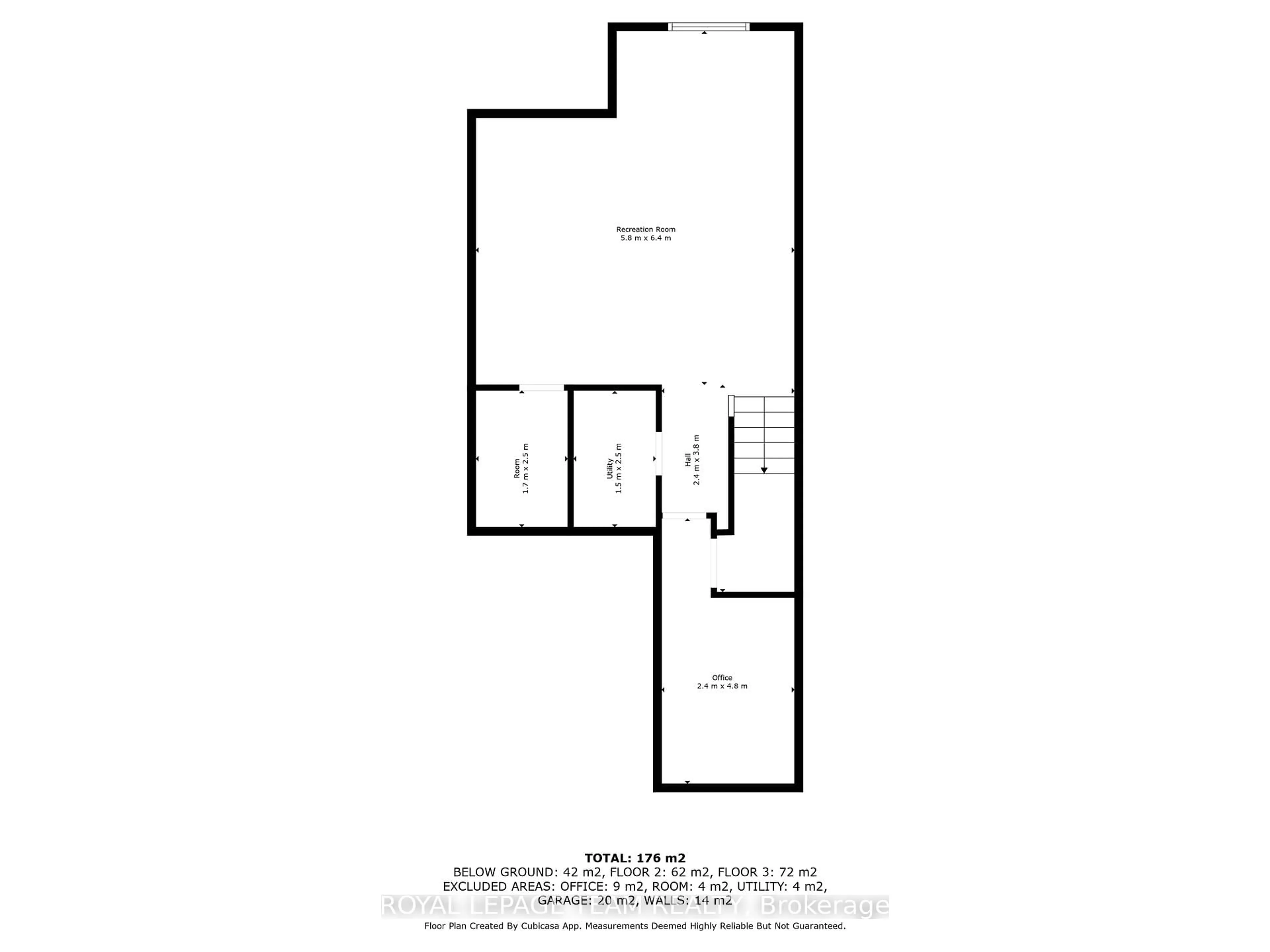 Floor plan for 206 Pisces Terr, Ottawa Ontario K1T 0S8