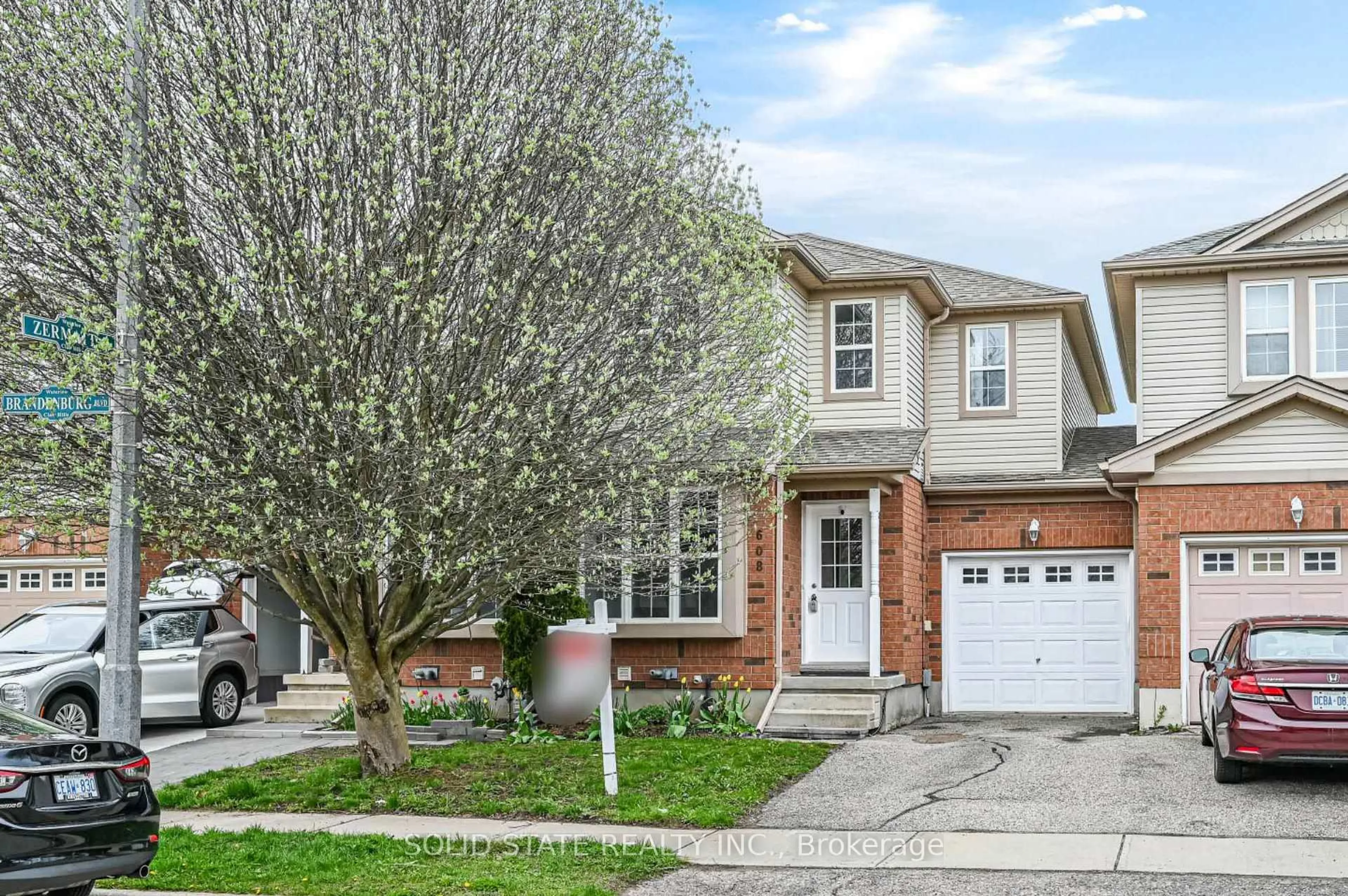 Home with brick exterior material, street for 608 Brandenburg Blvd, Waterloo Ontario N2T 2V3
