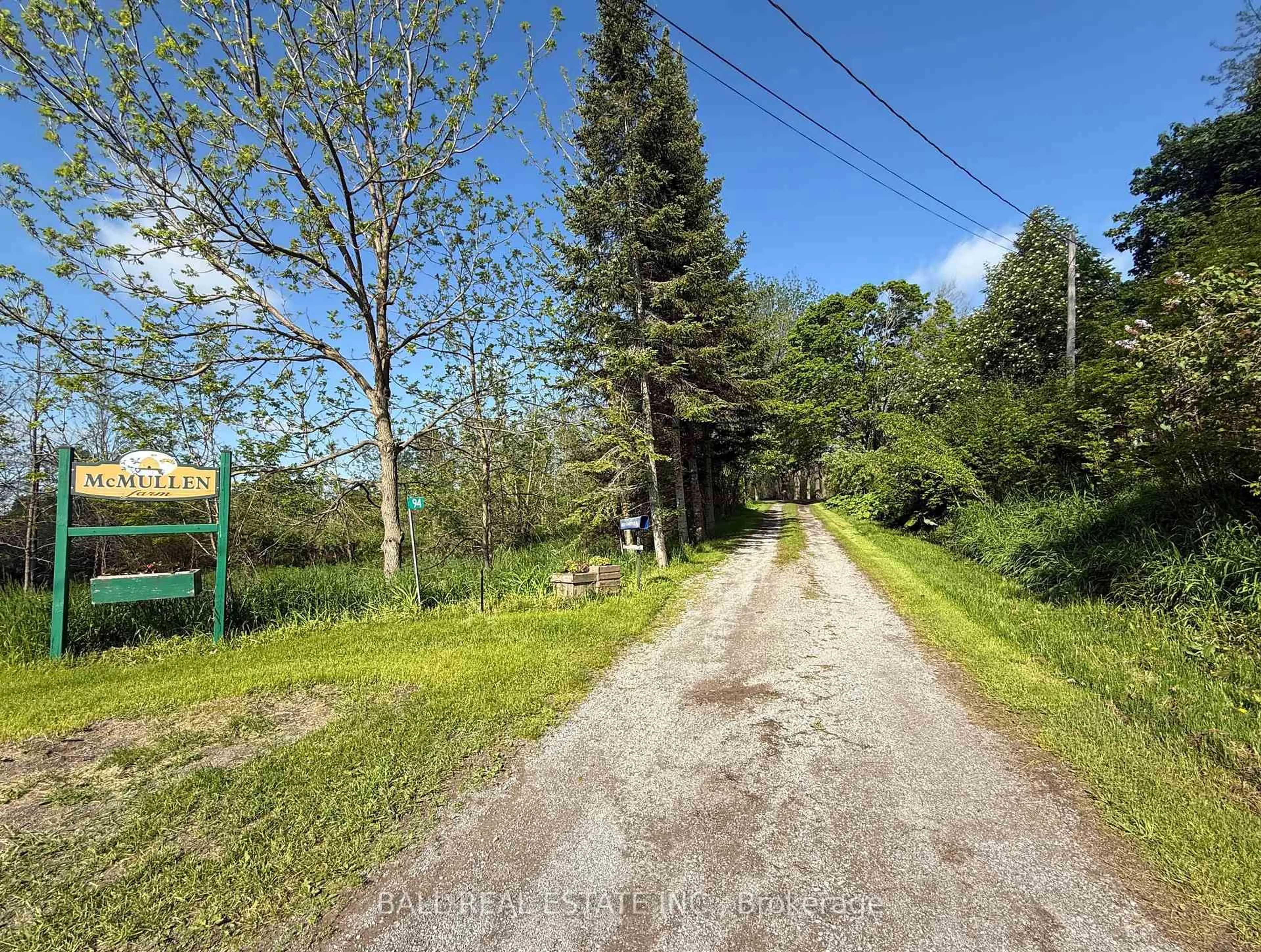 A pic from outside/outdoor area/front of a property/back of a property/a pic from drone, forest/trees view for 94 West St, Douro-Dummer Ontario K0L 3A0