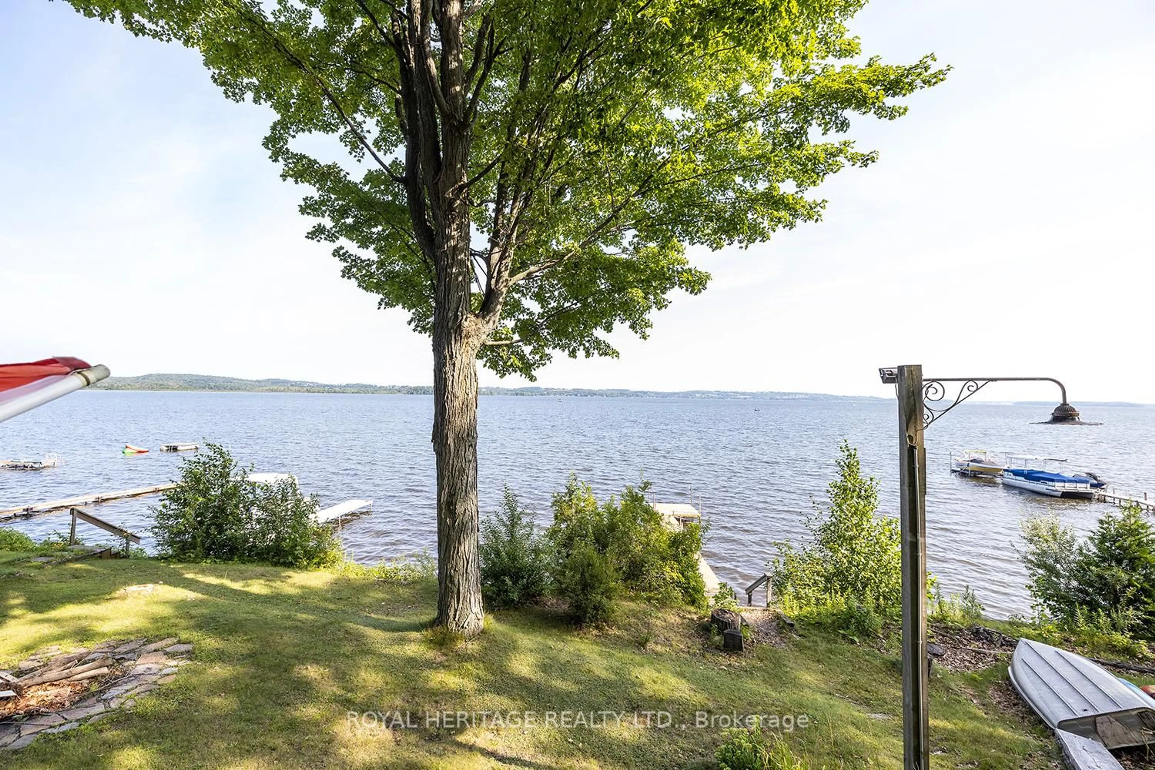 Patio, water/lake/river/ocean view for 160 Charlie's Island, Hamilton Township Ontario K0L 1E0