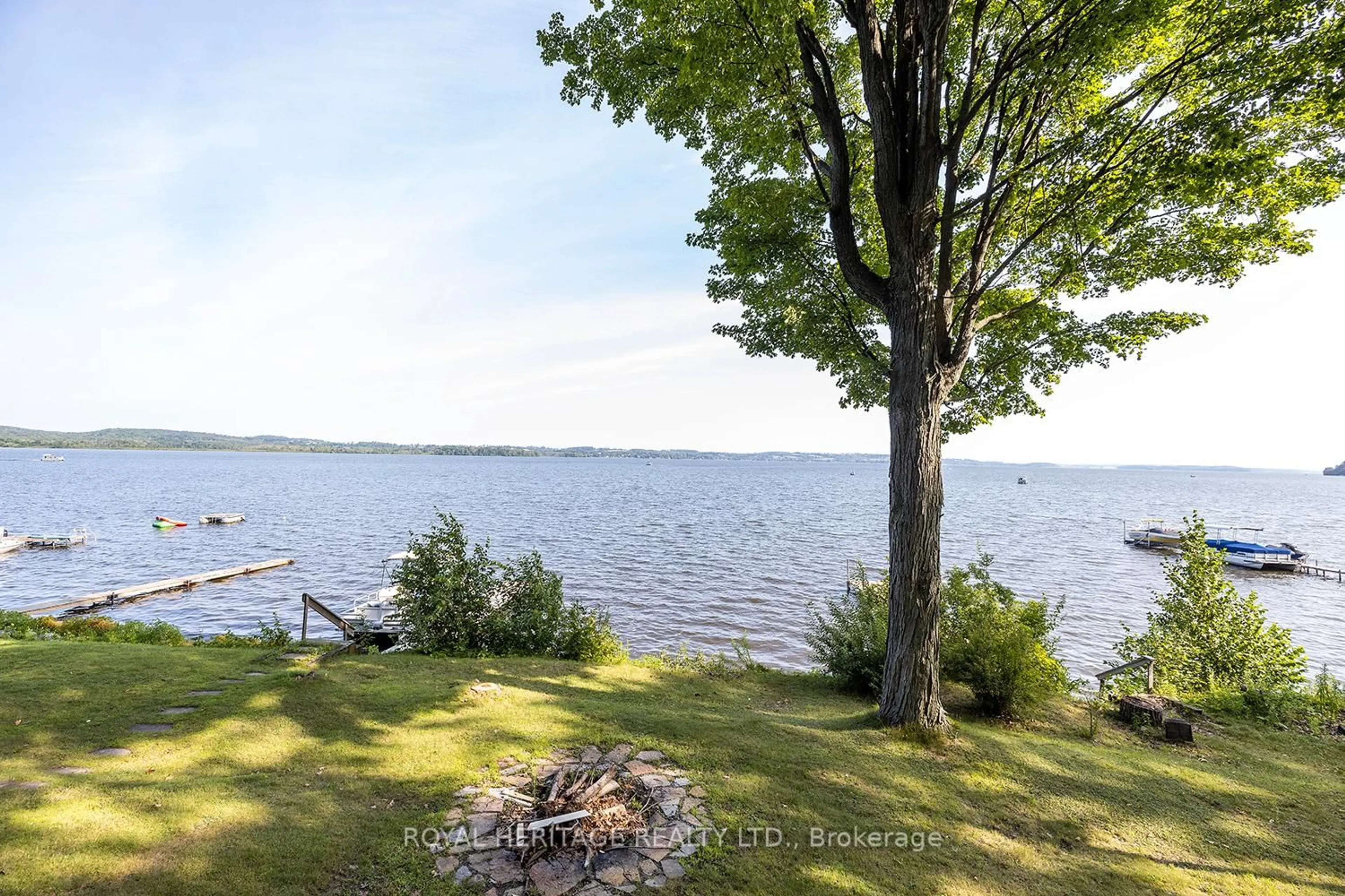 Patio, water/lake/river/ocean view for 160 Charlie's Island, Hamilton Township Ontario K0L 1E0