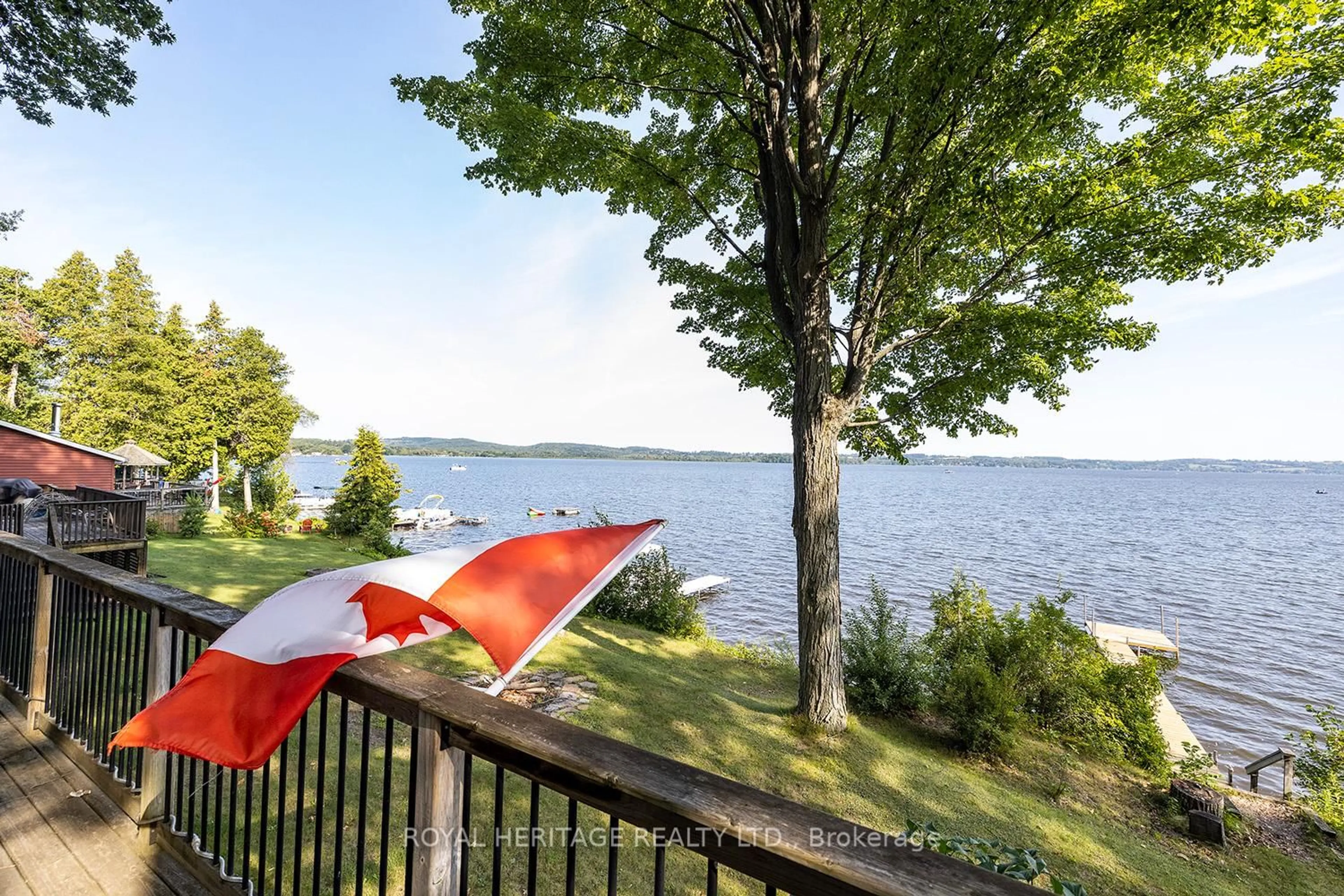 Patio, water/lake/river/ocean view for 160 Charlie's Island, Hamilton Township Ontario K0L 1E0