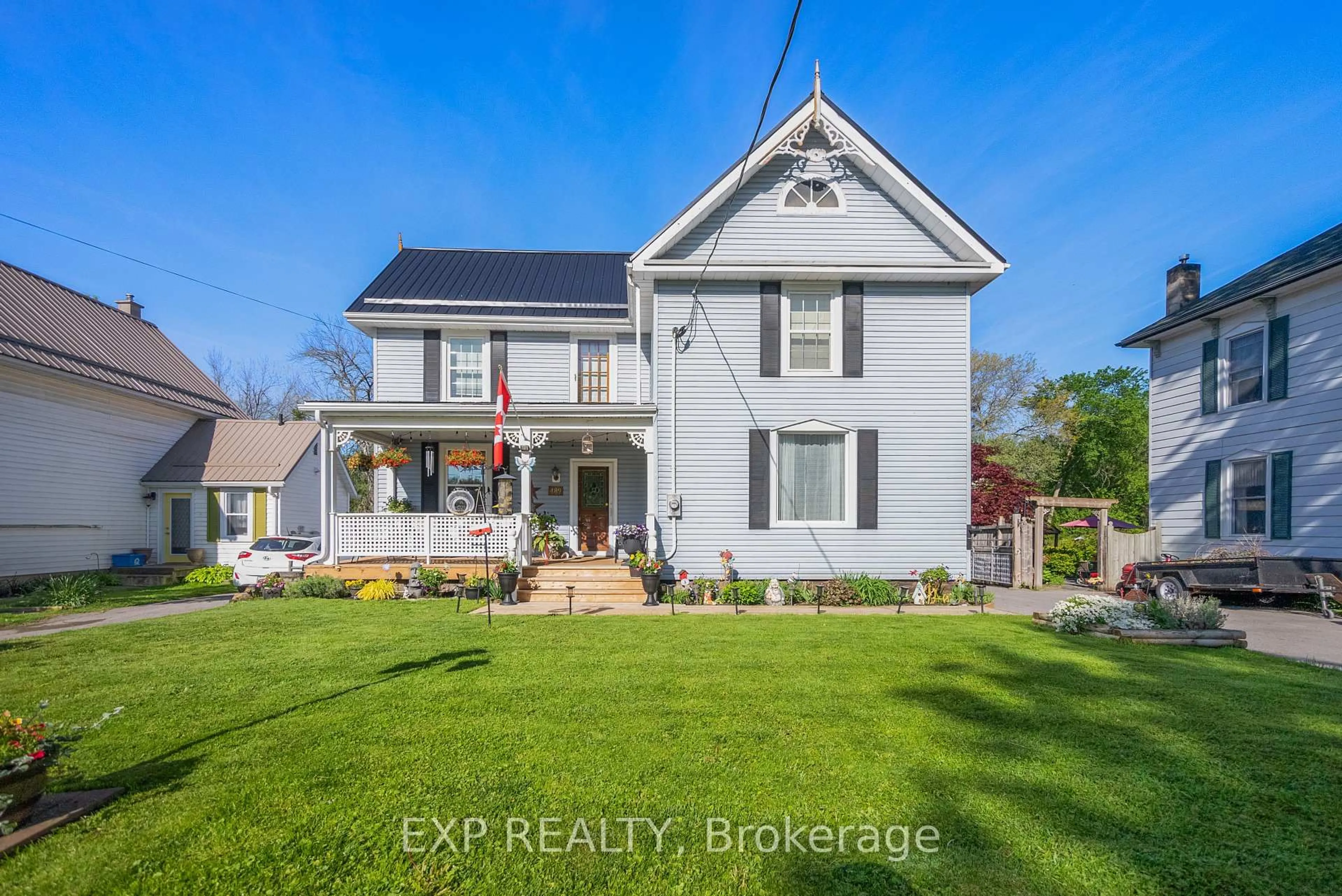 A pic from outside/outdoor area/front of a property/back of a property/a pic from drone, unknown for 489 Ashley St, Quinte West Ontario K0K 2B0