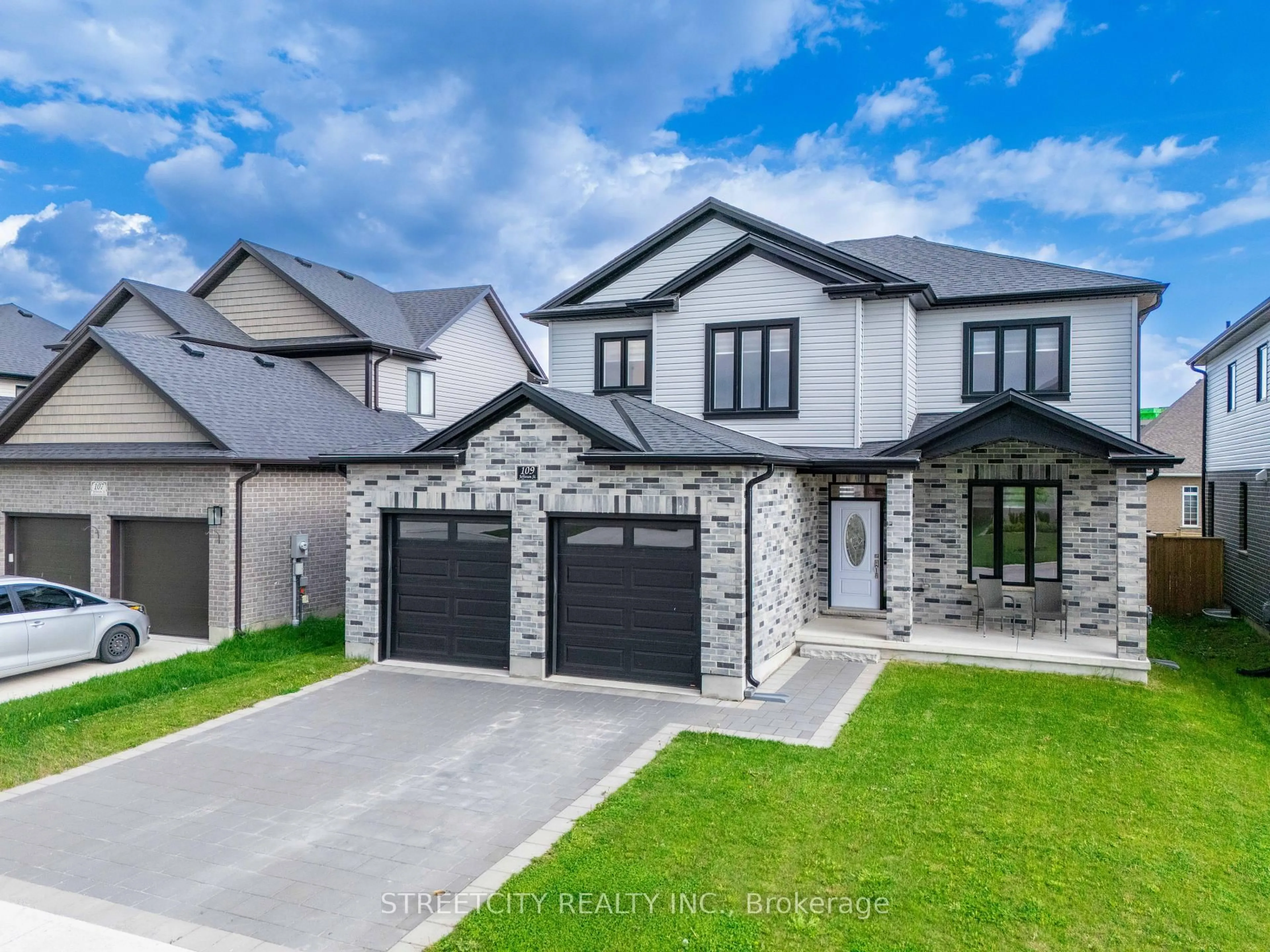 Home with brick exterior material, street for 109 Jefferson St, Lucan Biddulph Ontario N0M 2J0
