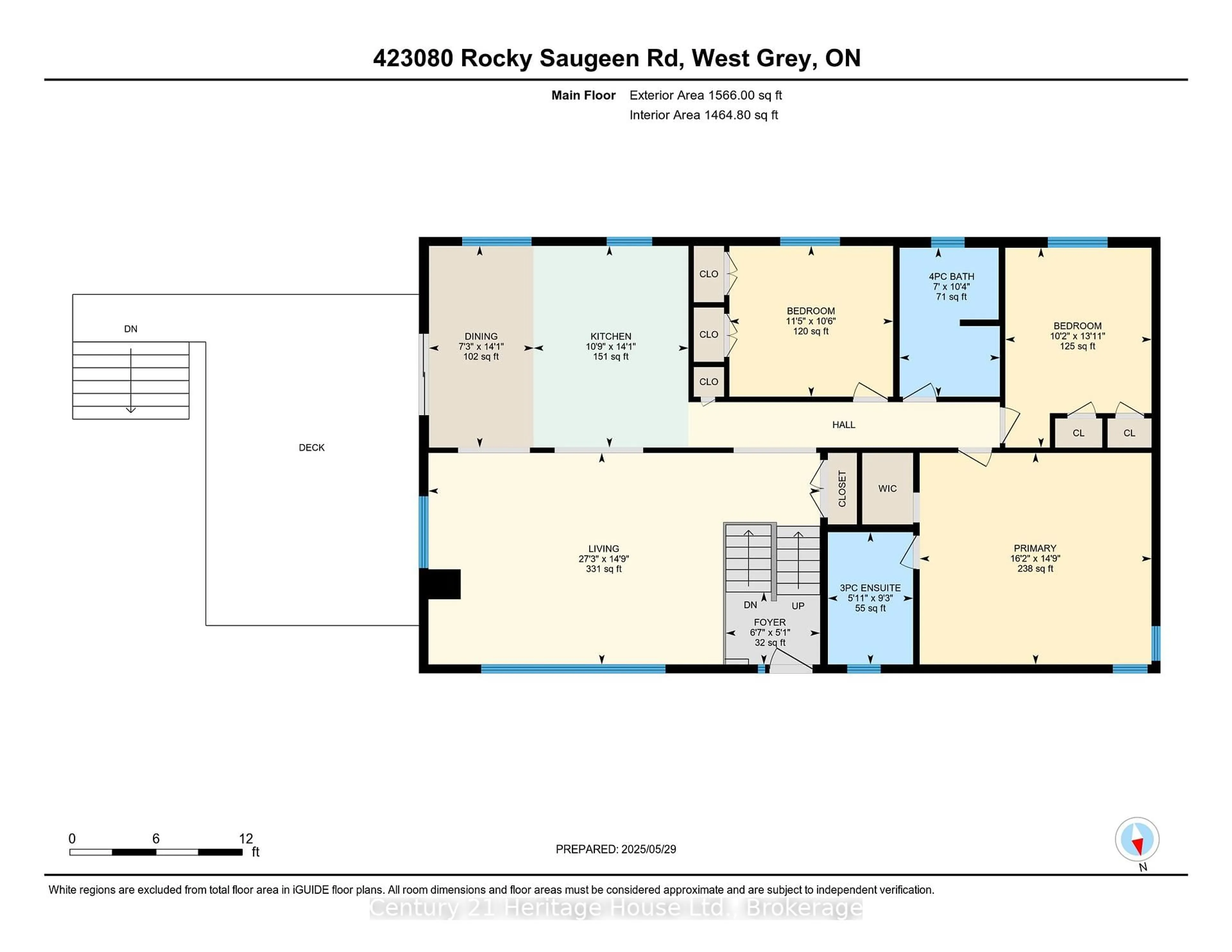 Floor plan for 423080 Rocky Saugeen Rd, West Grey Ontario N0G 1R0
