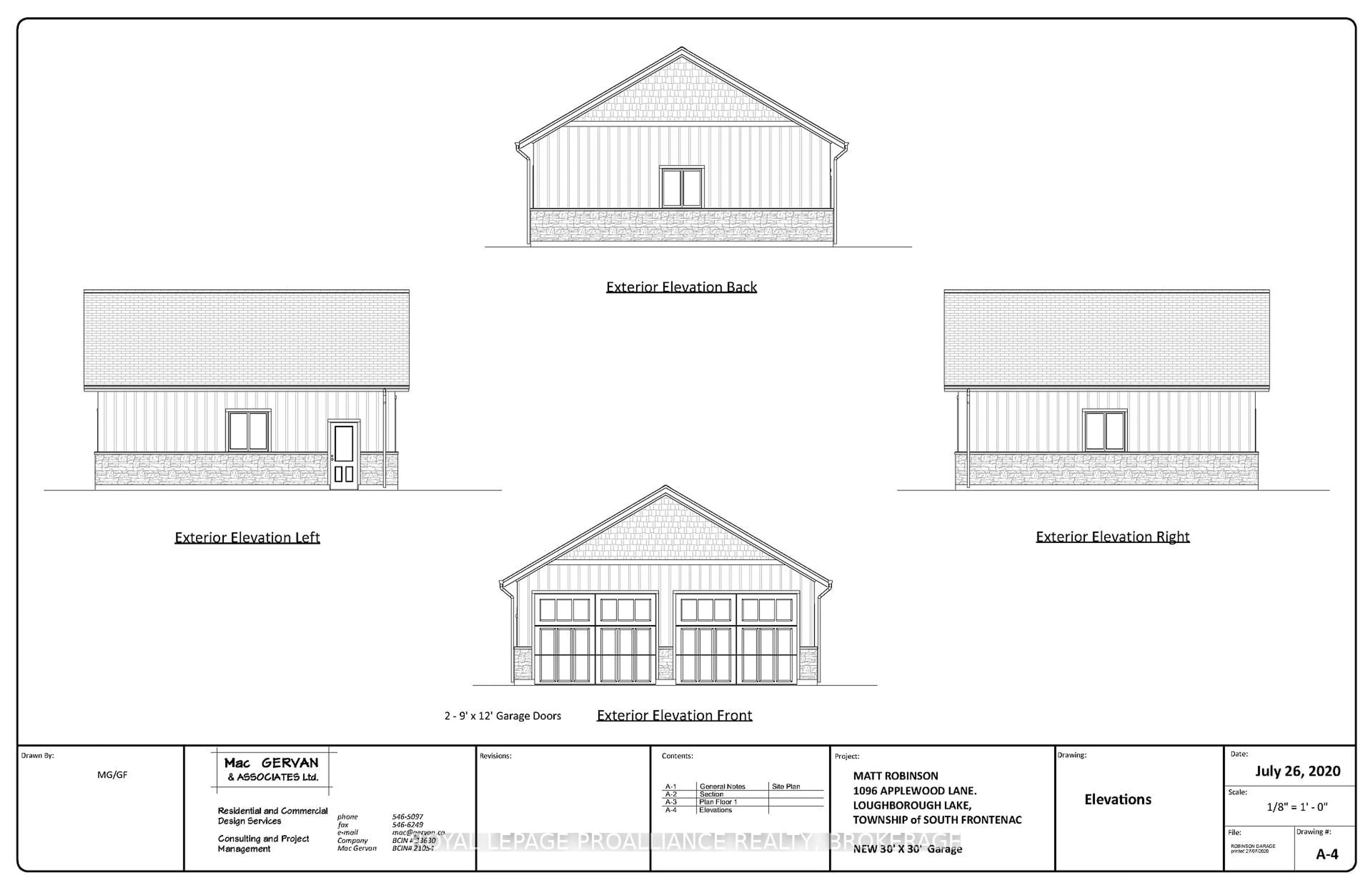 Floor plan for 1096 Applewood Lane #15, Inverary Ontario K0H 1X0