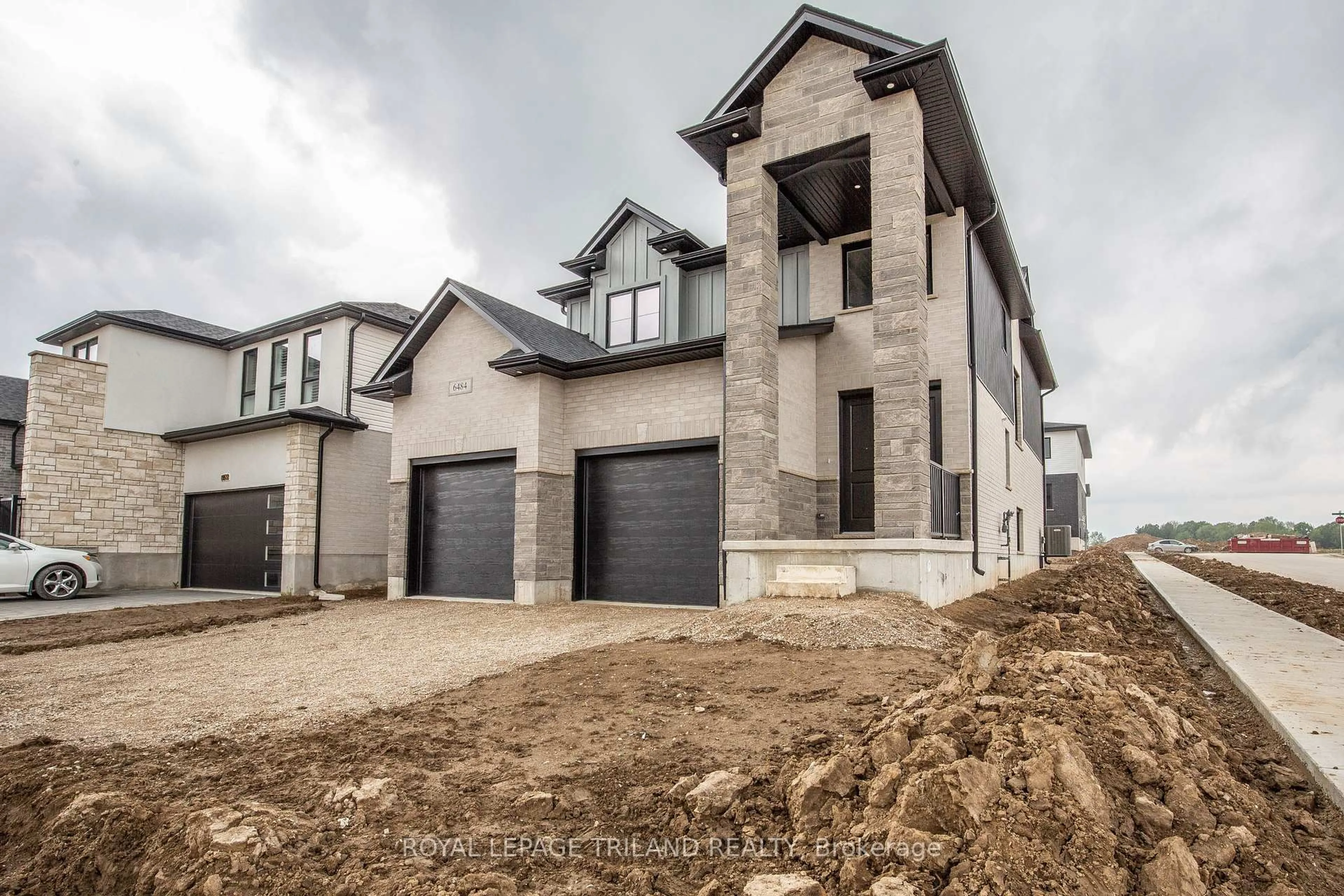 Home with brick exterior material, street for 6484 Heathwoods Ave, London South Ontario N6P 0J7