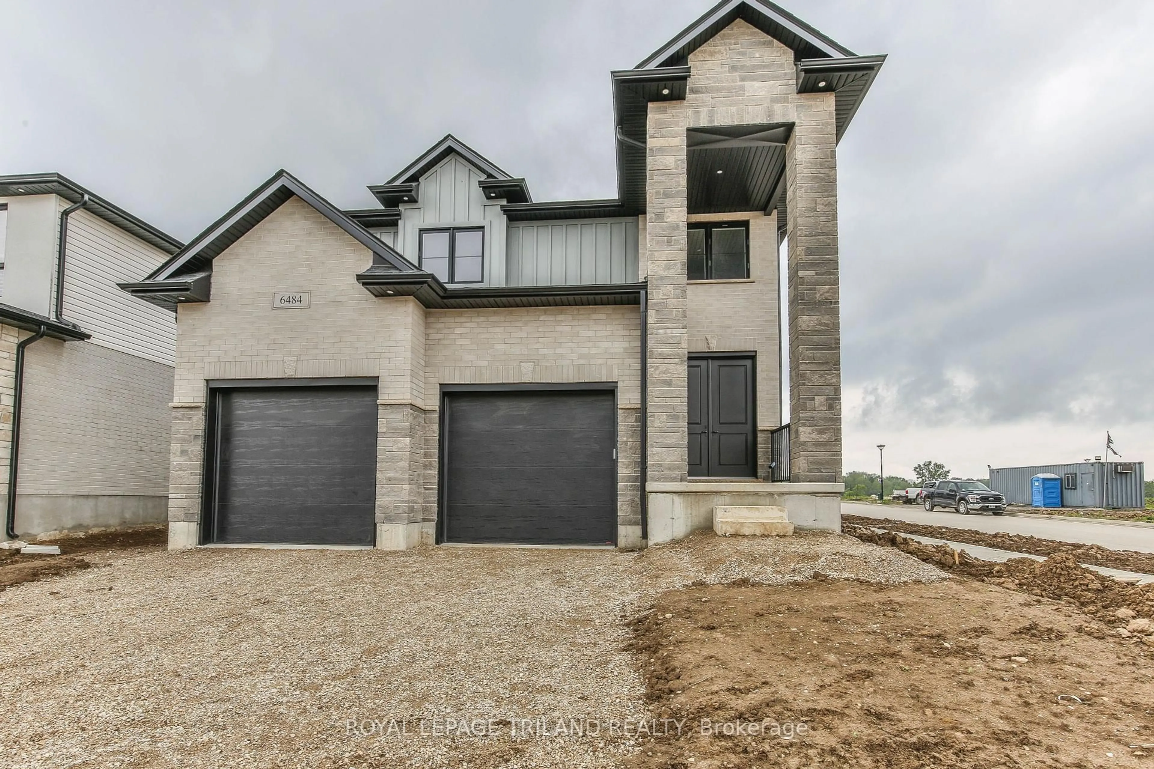 Home with brick exterior material, street for 4049 Big Leaf Tr, London South Ontario N6P 0K2