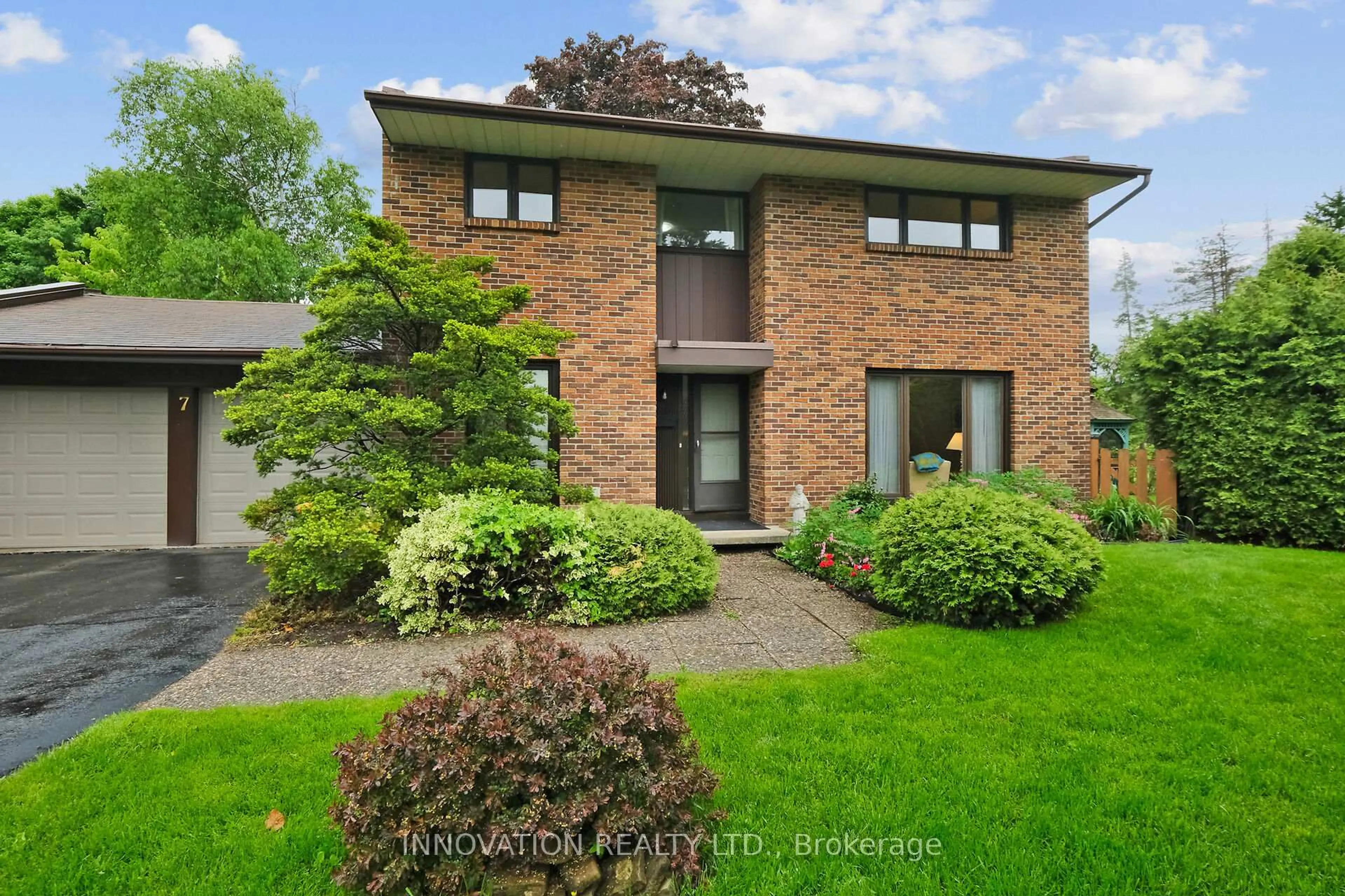Home with brick exterior material, street for 7 Colville Crt, Kanata Ontario K2K 1A9