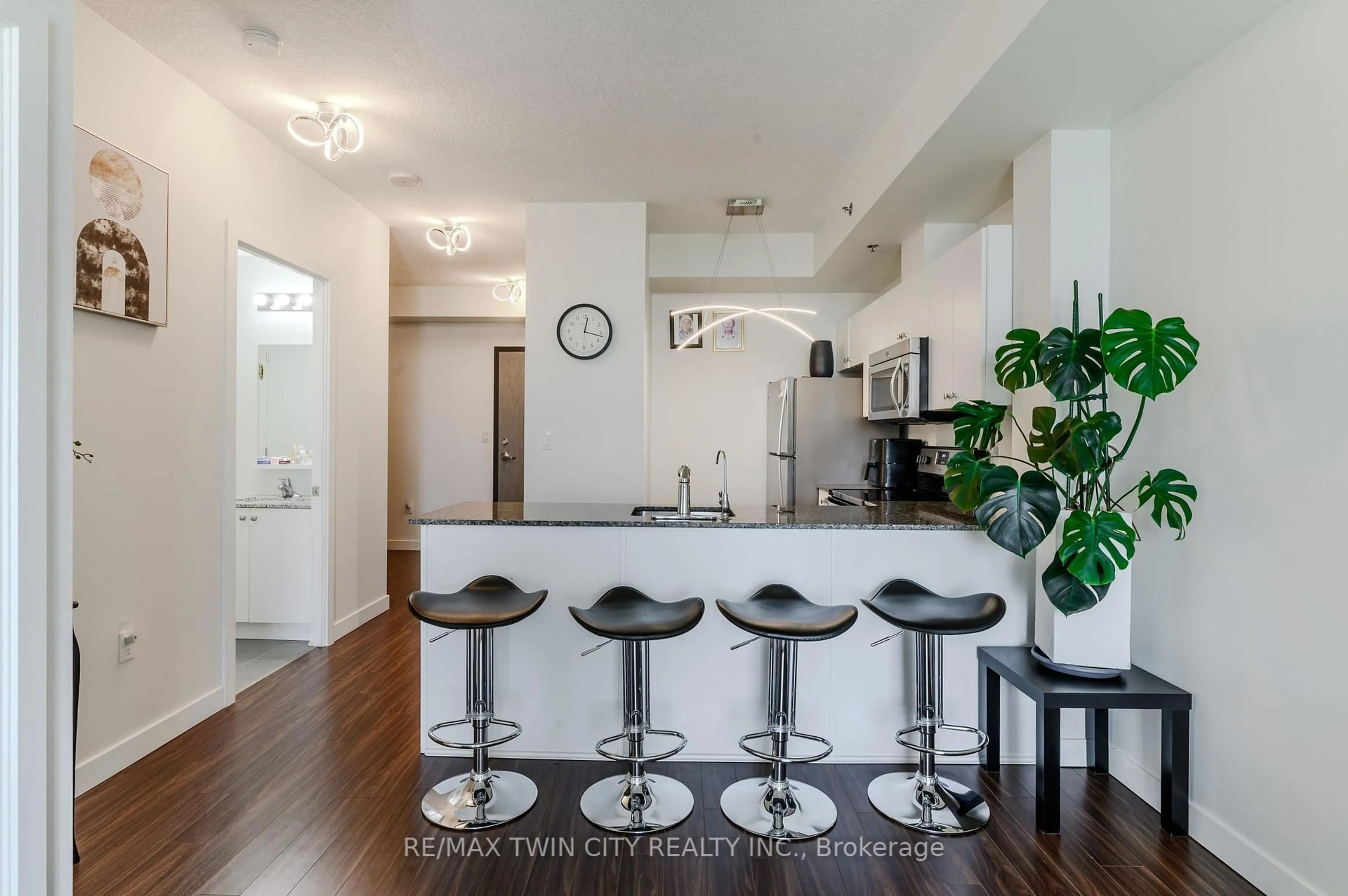 Open concept kitchen, unknown for 150 Water St #407, Cambridge Ontario N1R 0B5