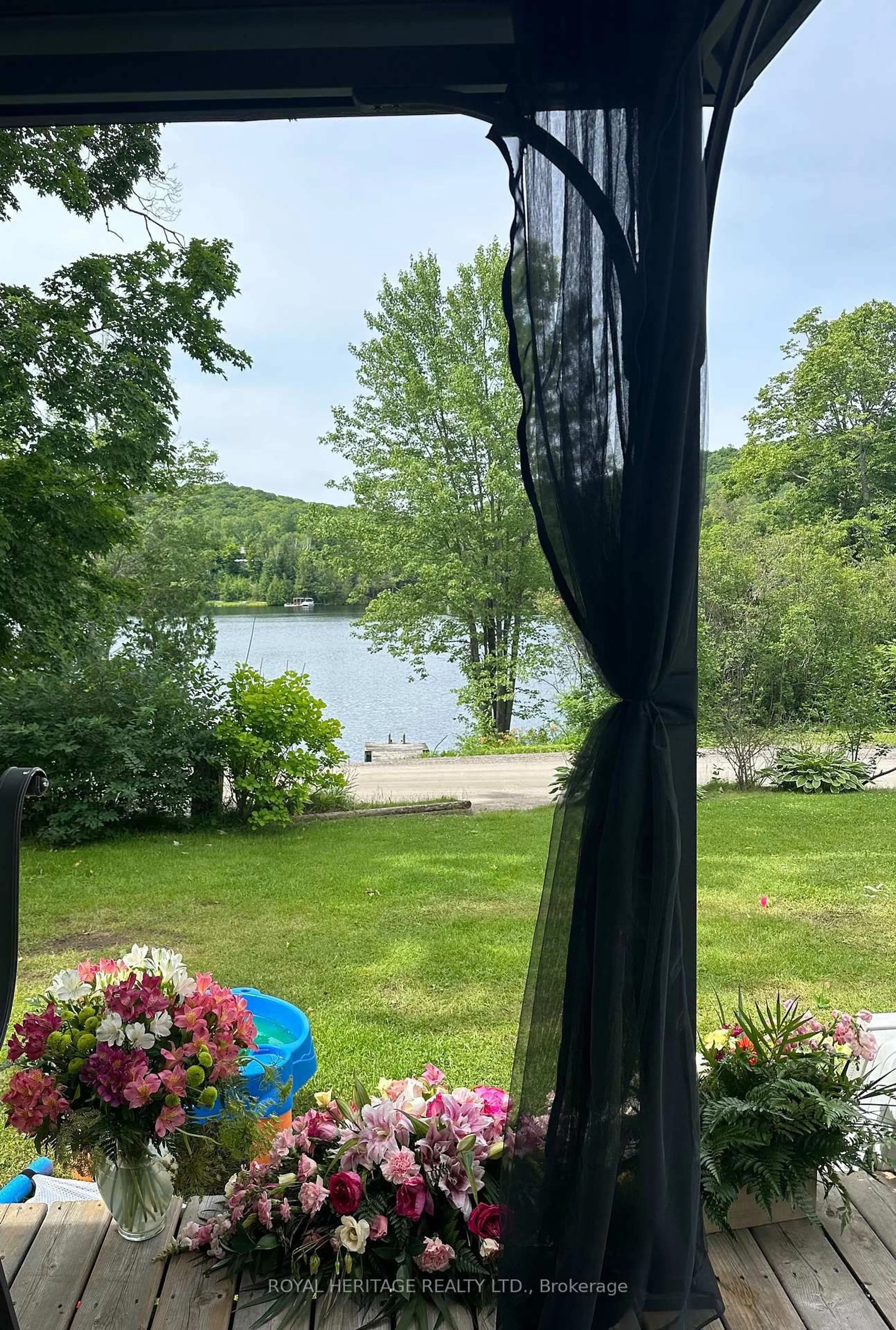 Patio, water/lake/river/ocean view for 256 Trout Lake Rd, Bancroft Ontario K0L 1C0
