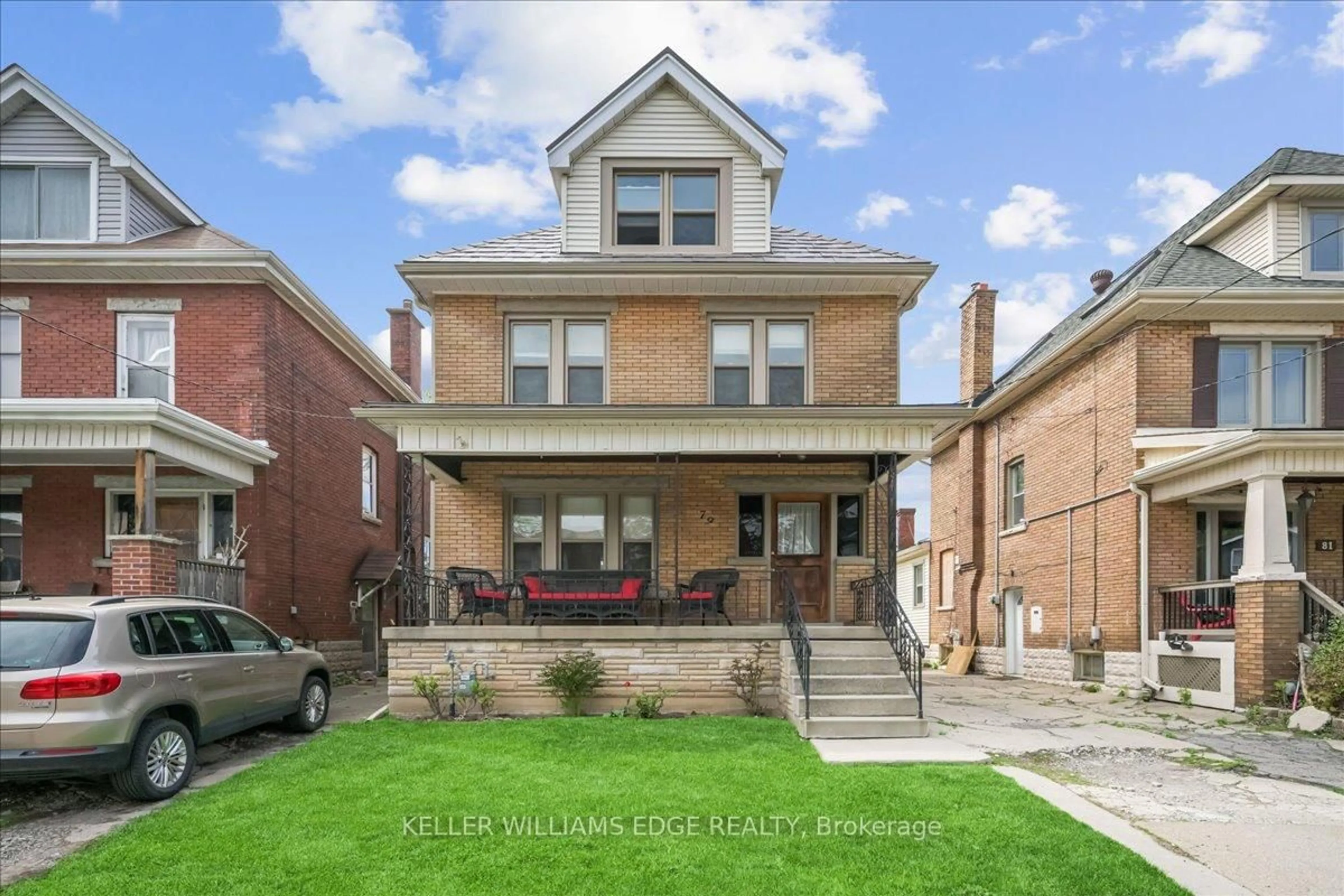 Home with brick exterior material, street for 79 Kensington Ave, Hamilton Ontario L8L 7N3