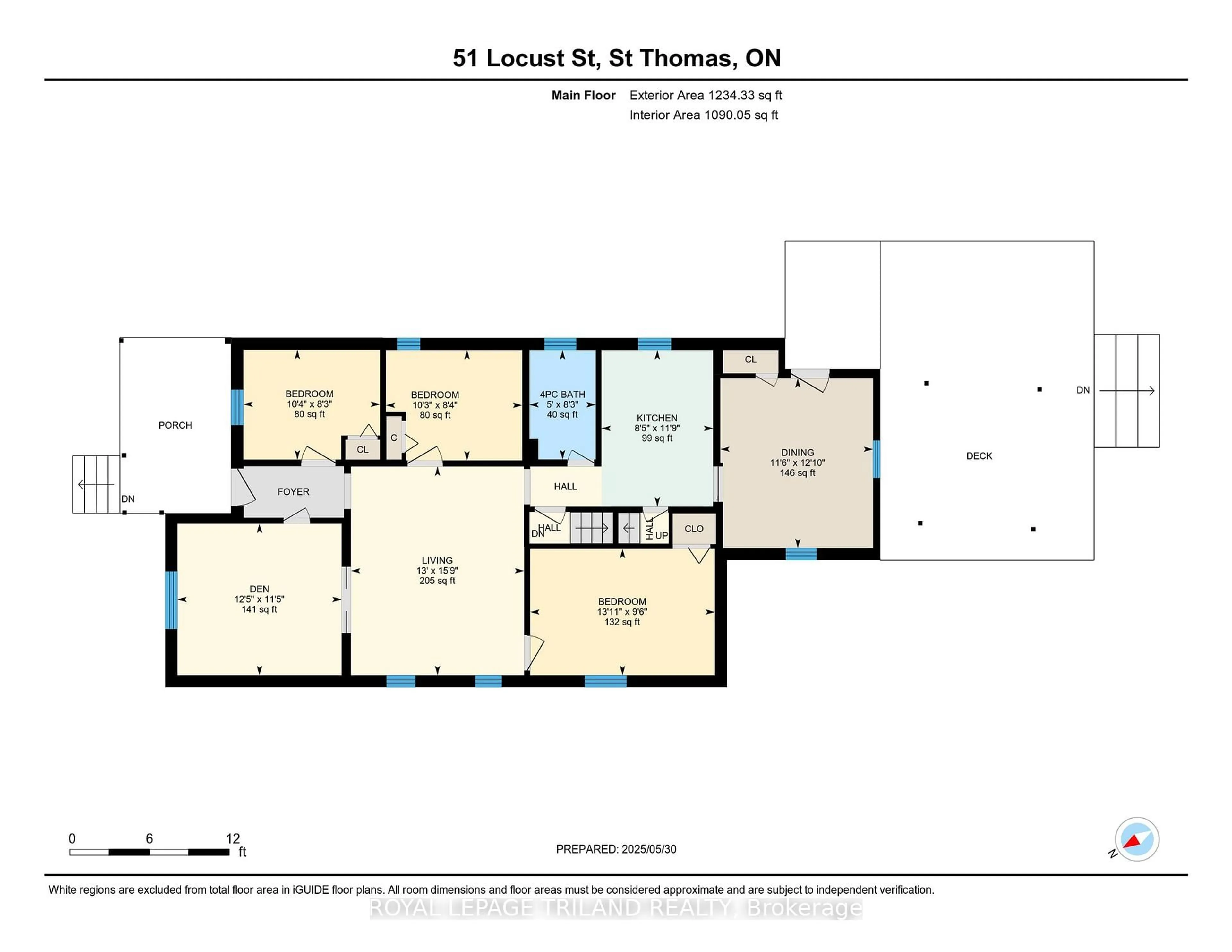 Floor plan for 51 Locust St, St. Thomas Ontario N5R 2C2