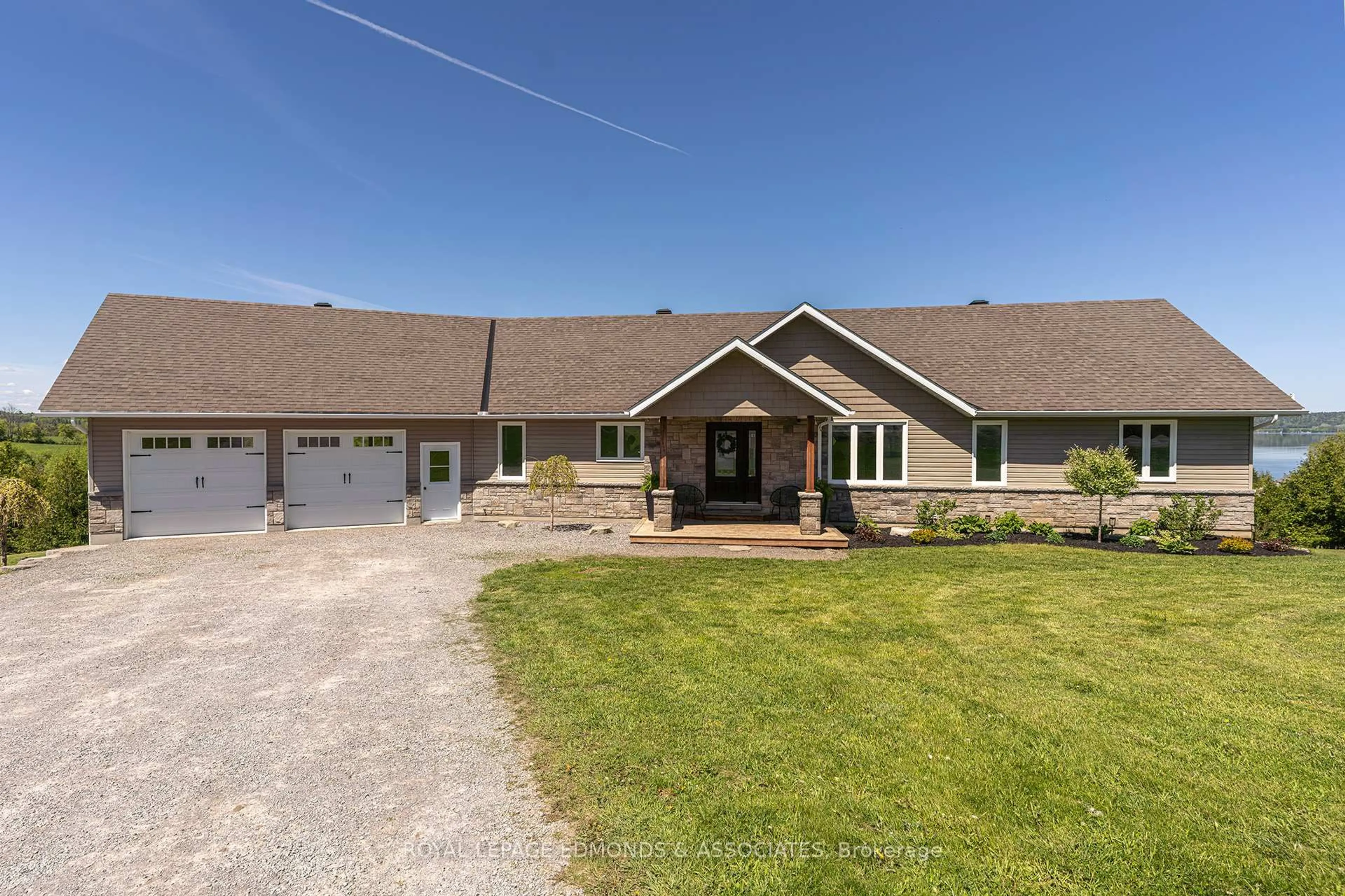 A pic from outside/outdoor area/front of a property/back of a property/a pic from drone, street for 281 Point Church Rd, Eganville Ontario K0J 1T0