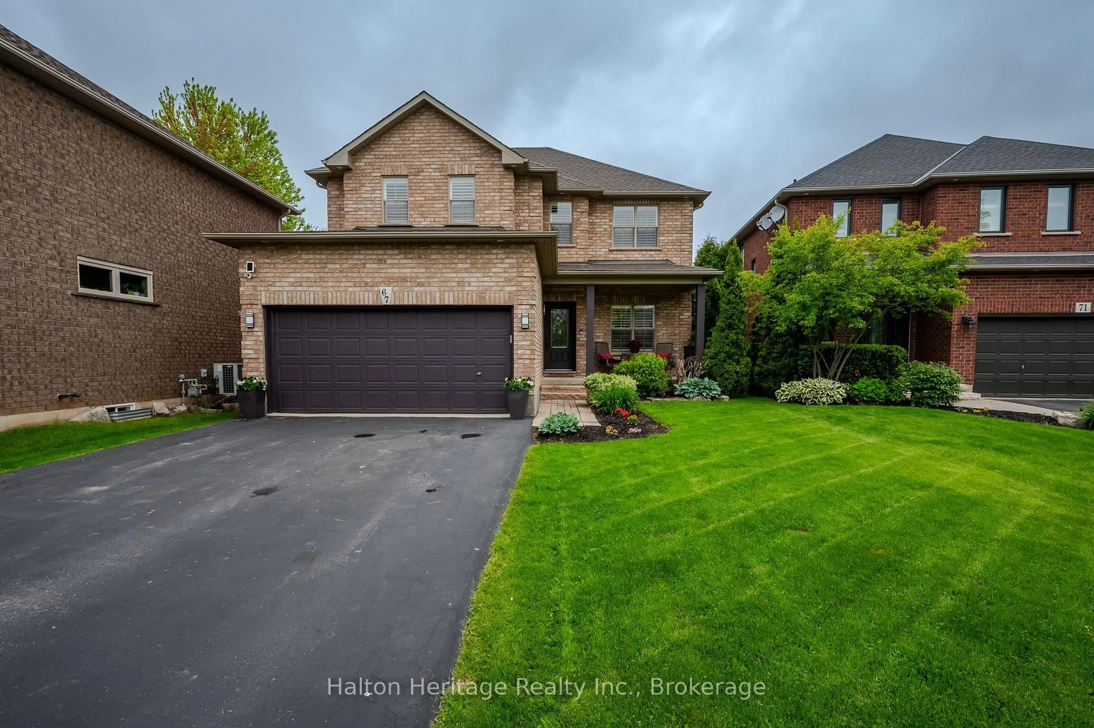 Home with brick exterior material, street for 67 Commando Crt, Hamilton Ontario L8B 0J6