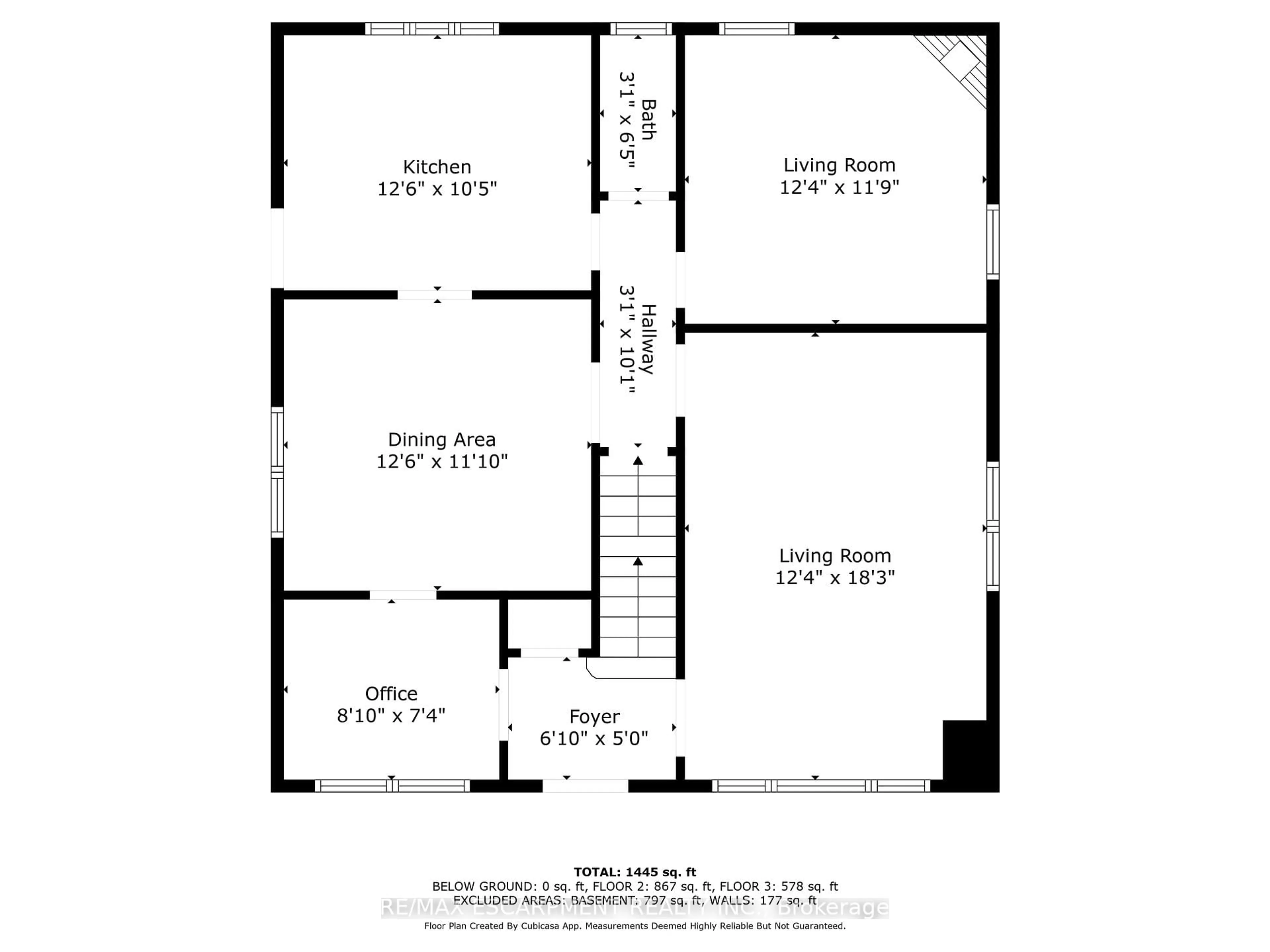 Floor plan for 668 Harvest Rd, Hamilton Ontario L9H 5K4