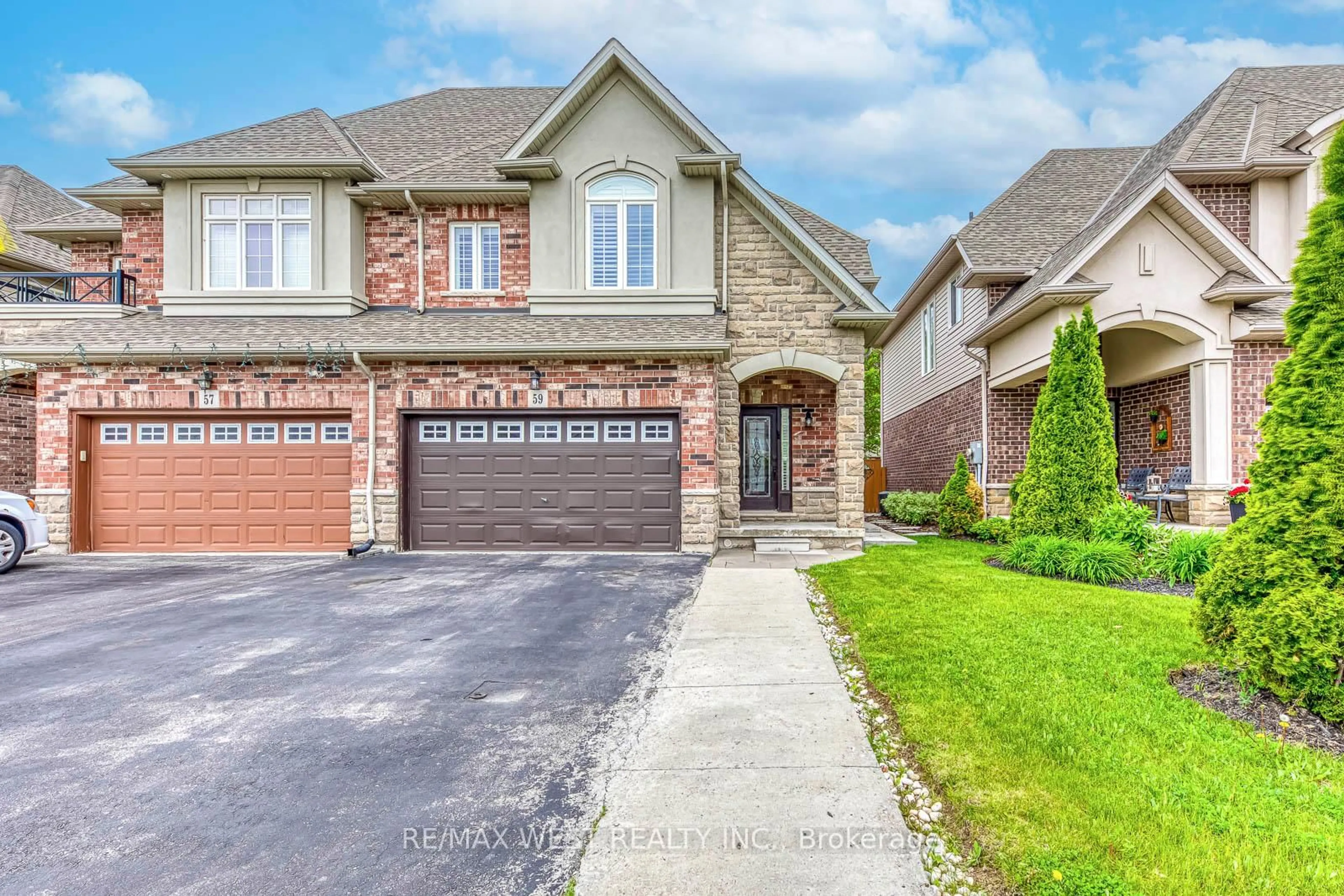 Home with brick exterior material, street for 59 Galileo Dr, Hamilton Ontario L8E 0H1