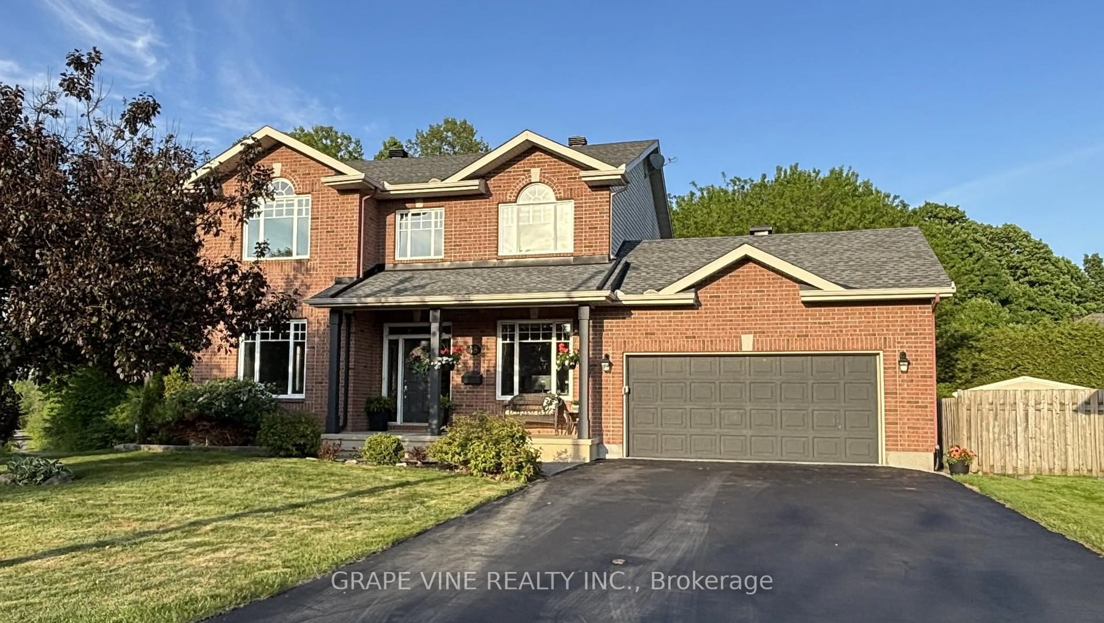 Home with brick exterior material, street for 48 Cinnabar Way, Ottawa Ontario K2S 1Y6