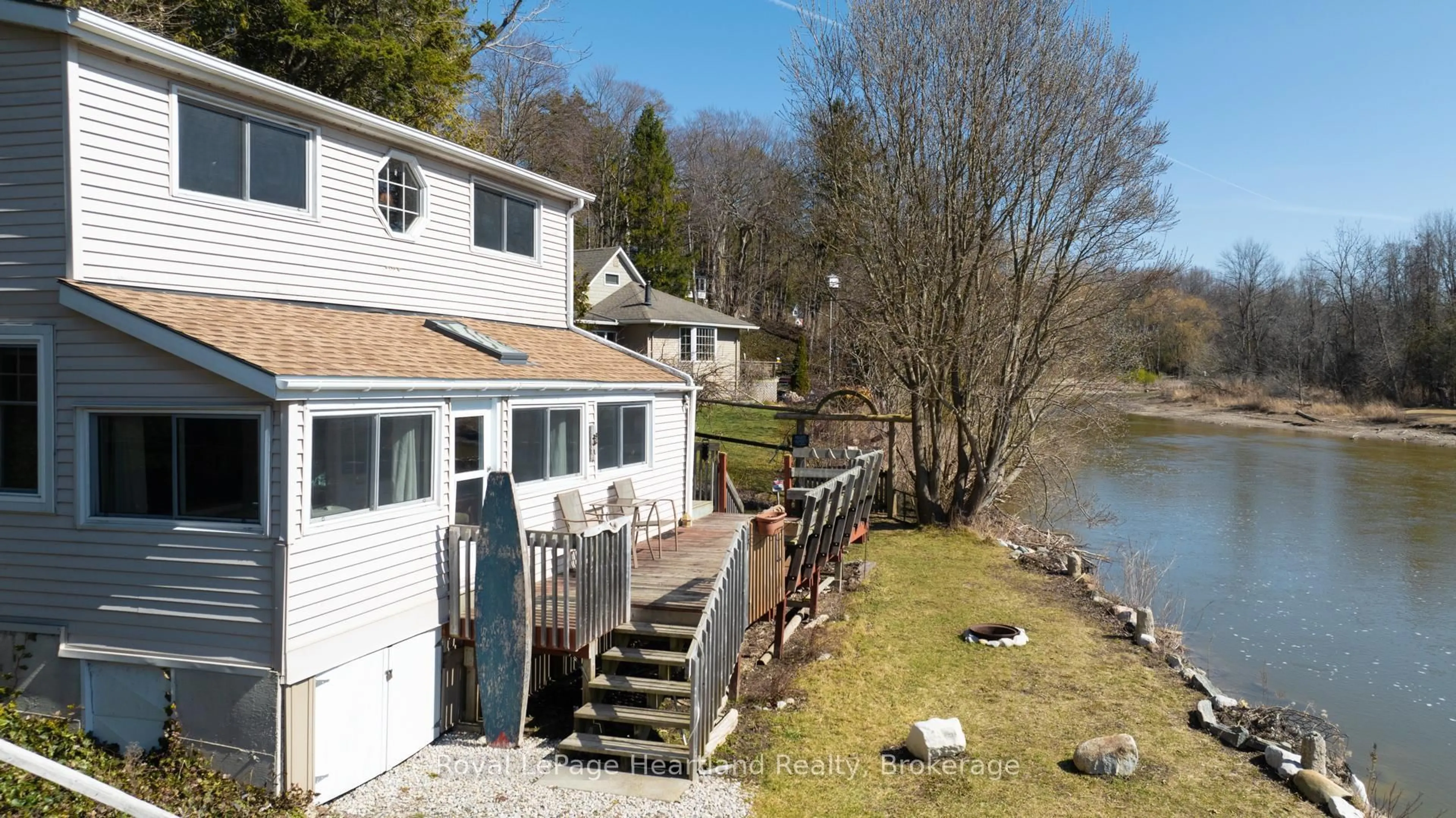 Patio, water/lake/river/ocean view for 9 MAPLE Lane, Ashfield-Colborne-Wawanosh Ontario N7A 3X9
