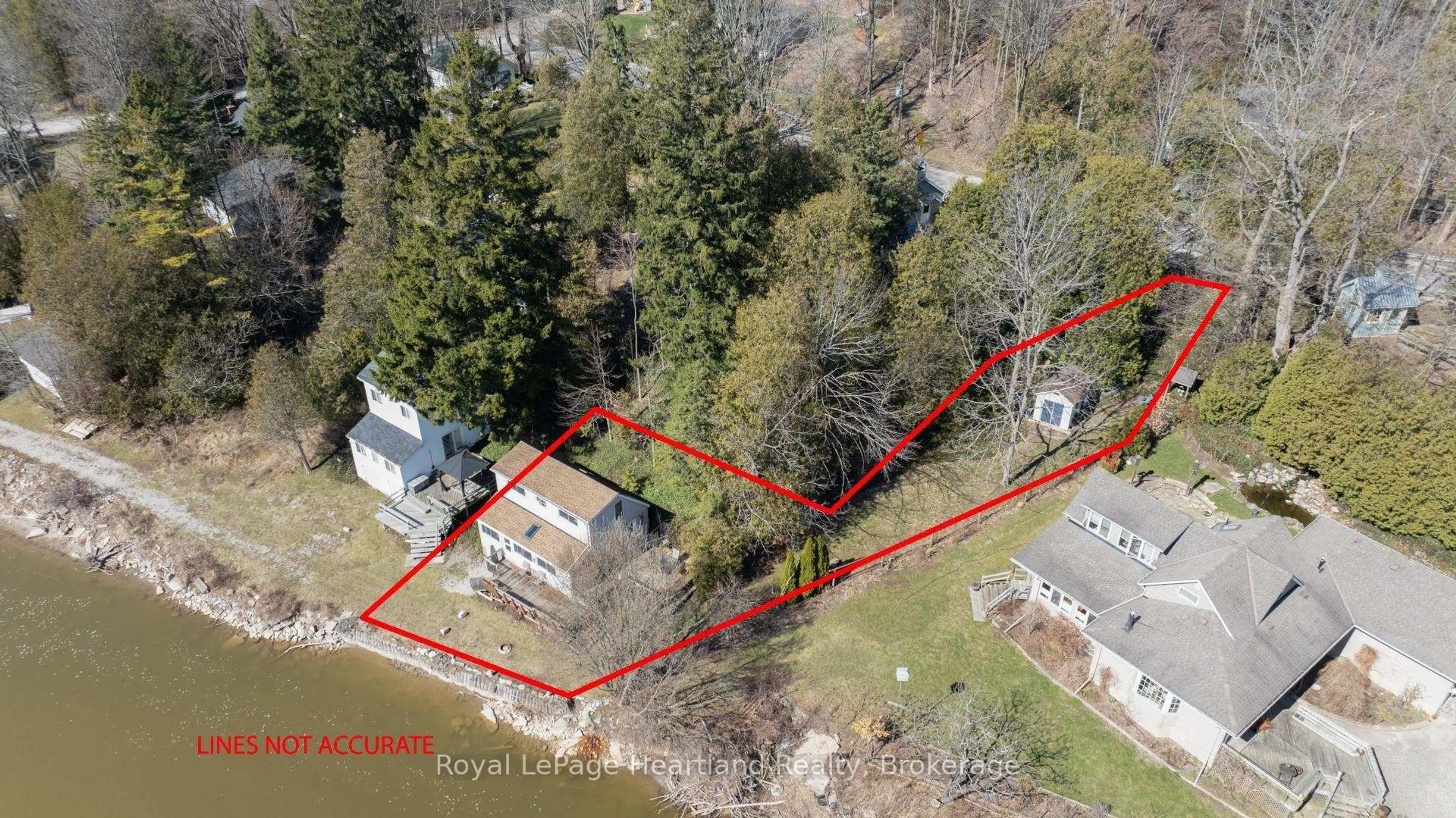 A pic from outside/outdoor area/front of a property/back of a property/a pic from drone, street for 9 MAPLE Lane, Ashfield-Colborne-Wawanosh Ontario N7A 3X9