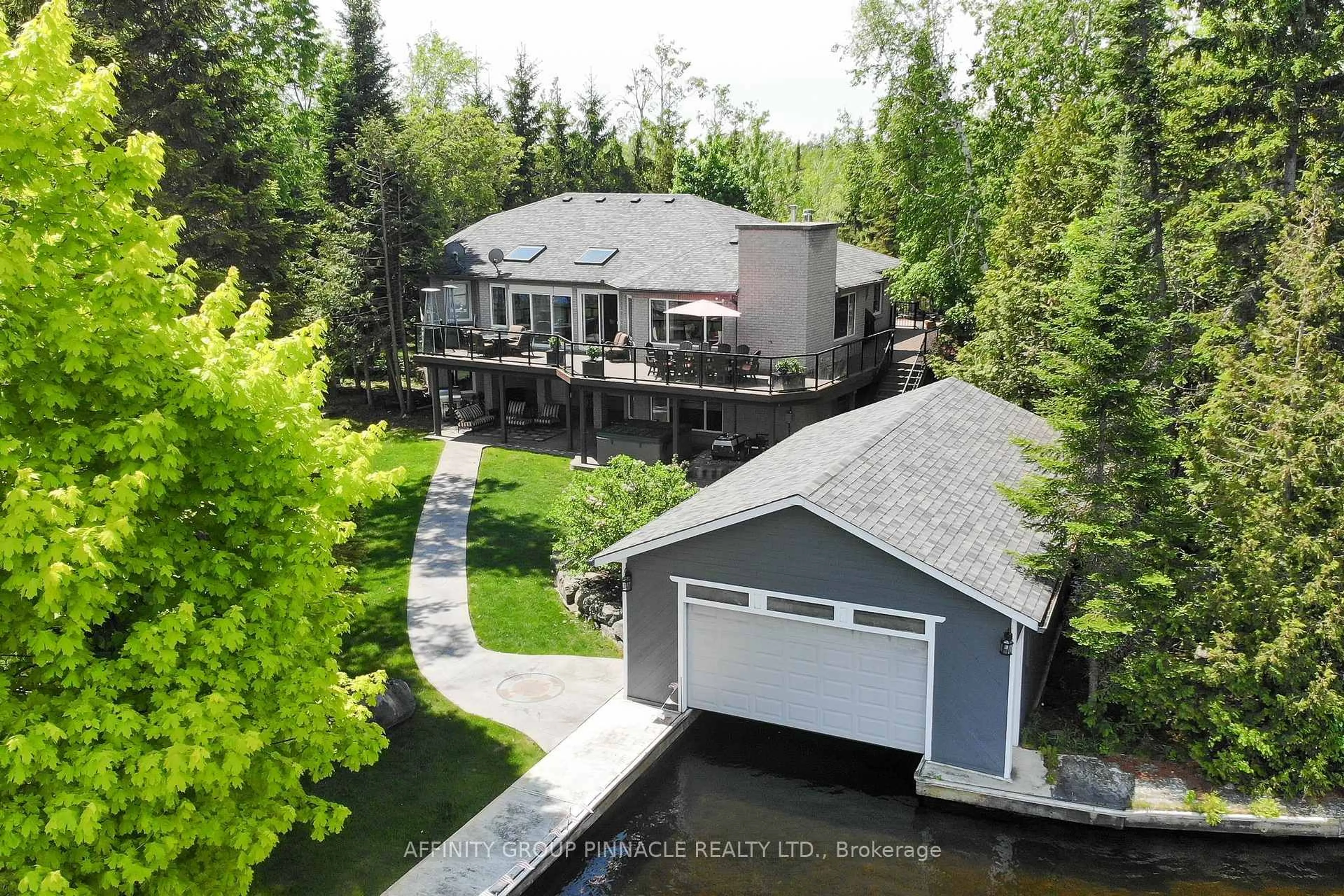 A pic from outside/outdoor area/front of a property/back of a property/a pic from drone, unknown for 90 McGregor Dr, Kawartha Lakes Ontario K0M 1A0