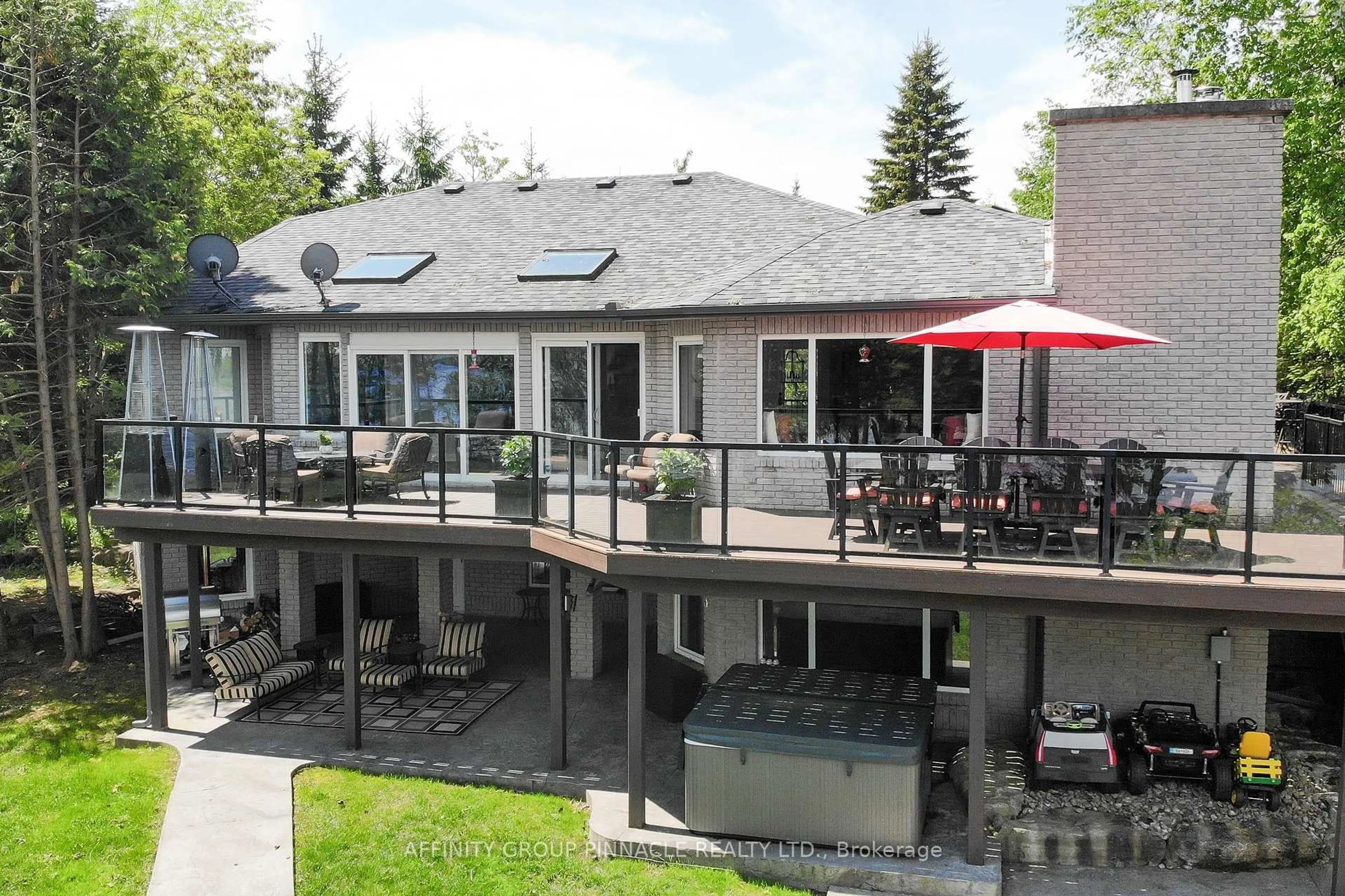 Patio, mountain view for 90 McGregor Dr, Kawartha Lakes Ontario K0M 1A0