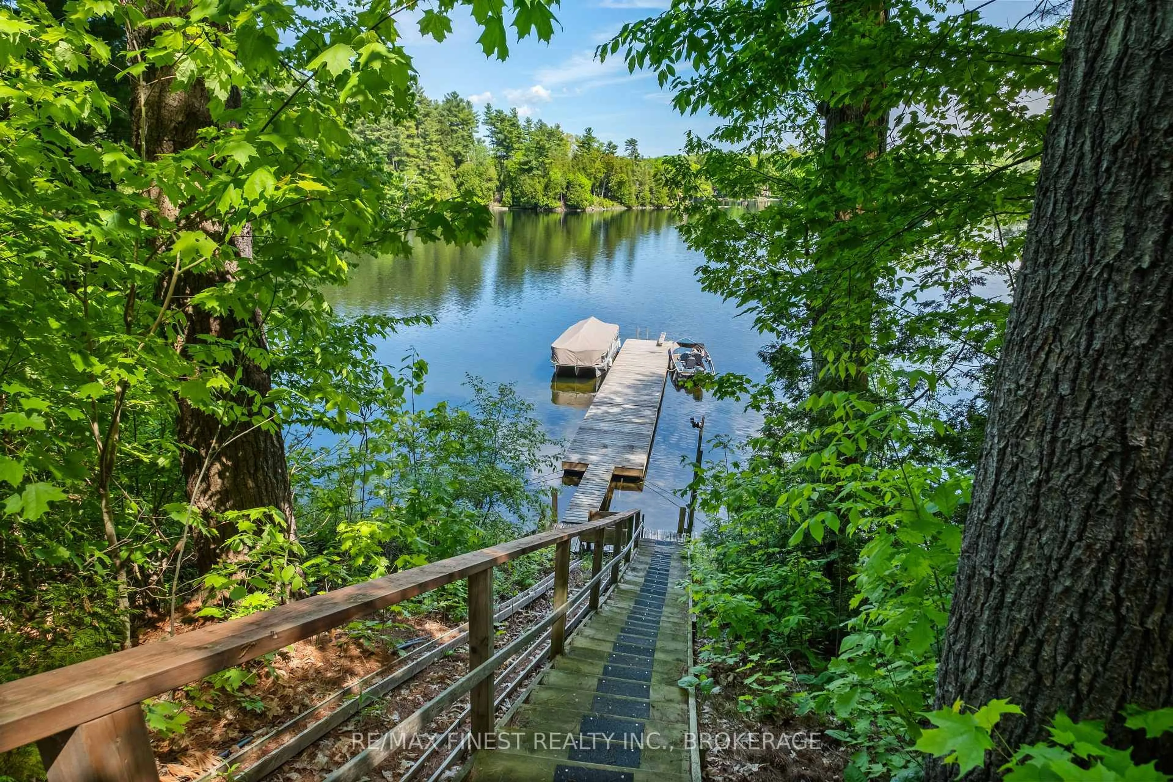 Patio, water/lake/river/ocean view for 7040 Lower Beverley Rd, Rideau Lakes Ontario K0E 1G0